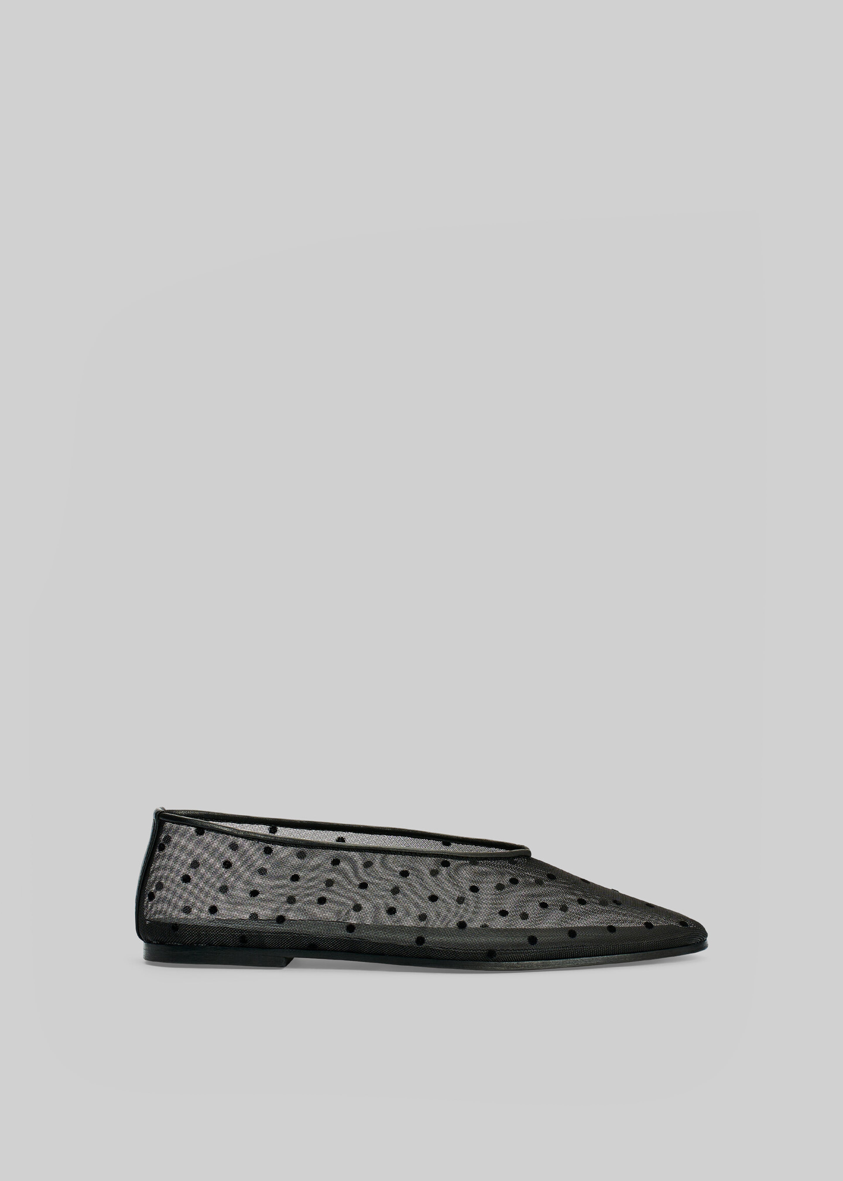 By Malene Birger Ayda Polka Dot Ballerinas - Black - 1