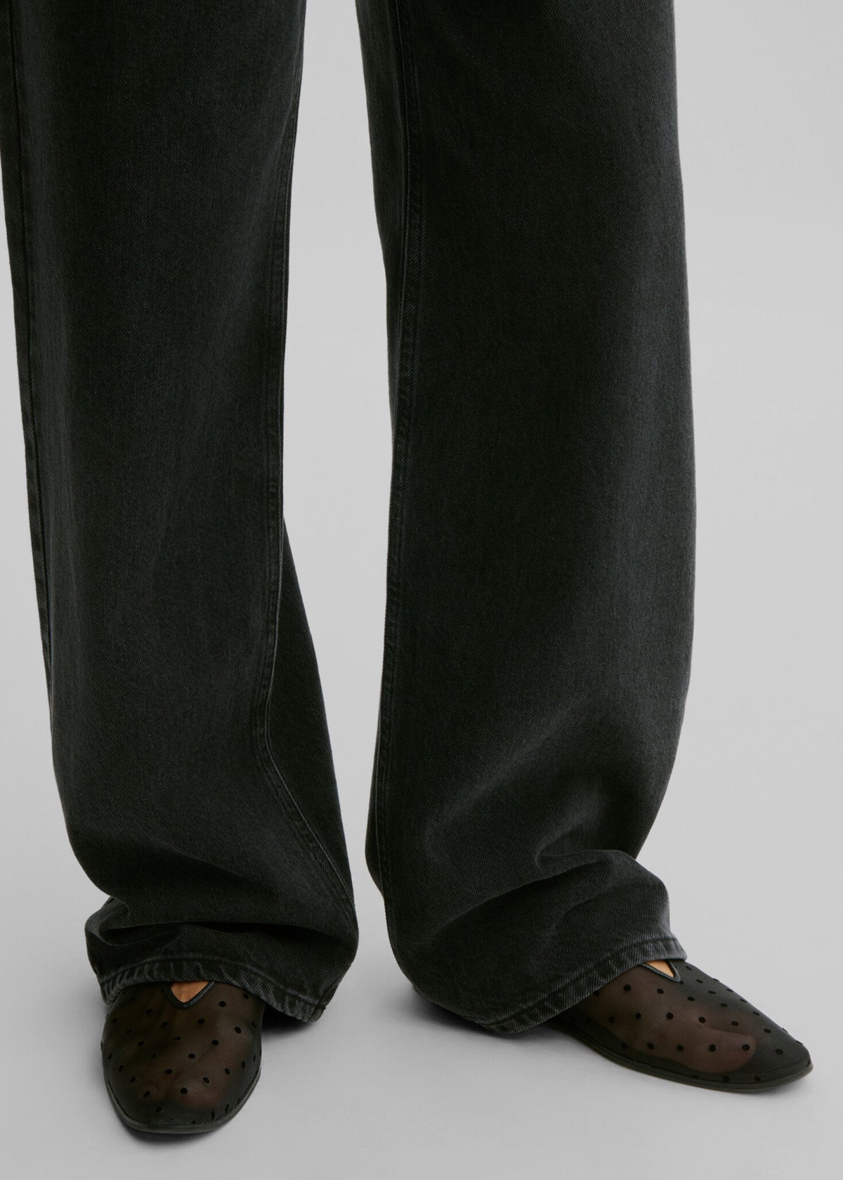 By Malene Birger Ayda Polka Dot Ballerinas - Black - 2