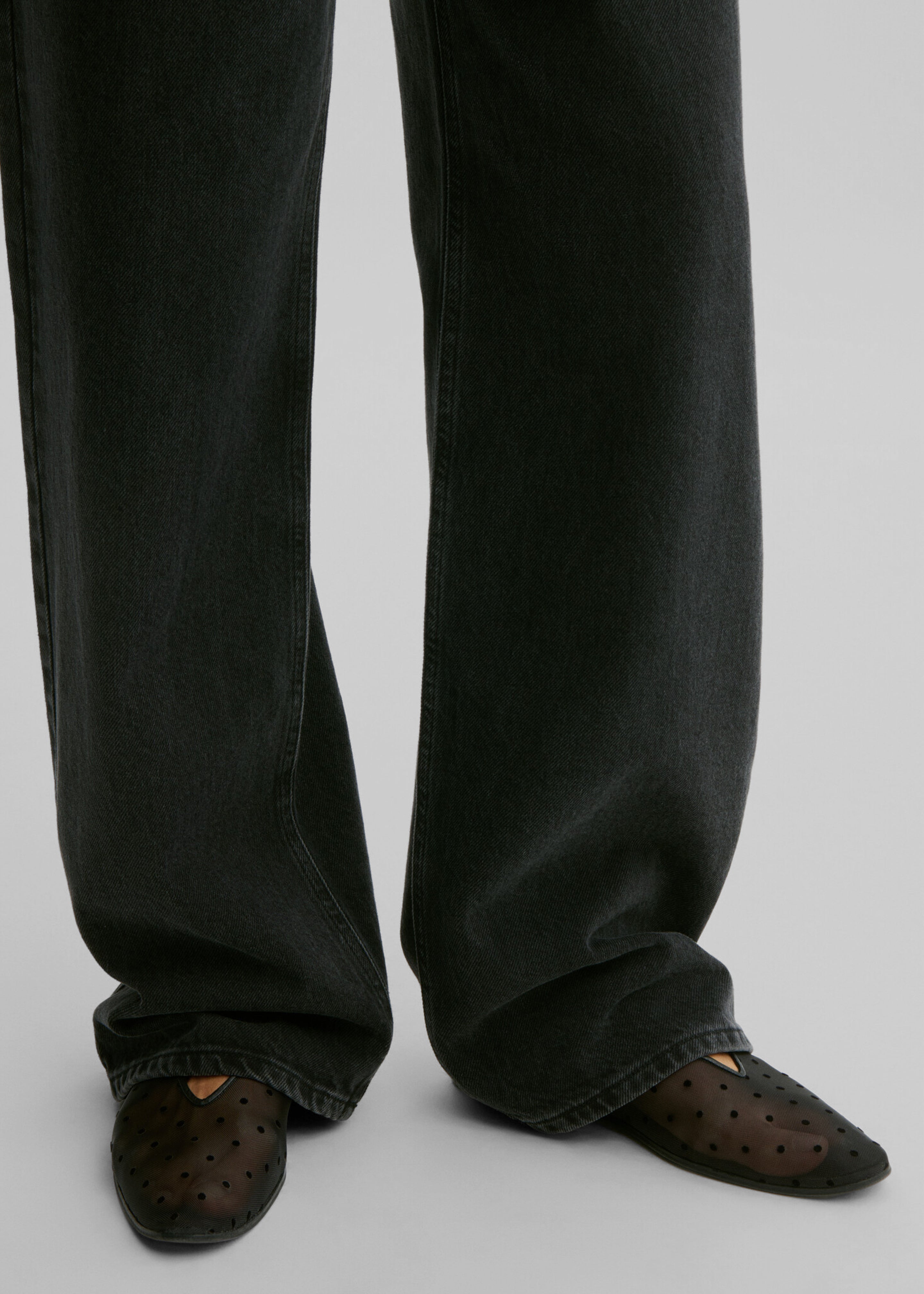 By Malene Birger Ayda Polka Dot Ballerinas - Black - 2