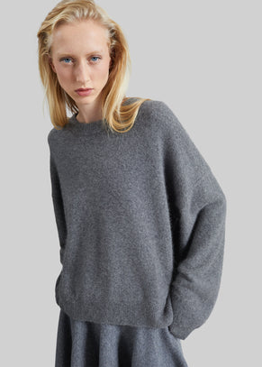 By Malene Birger maglione Bradley in lana - Grigio melange