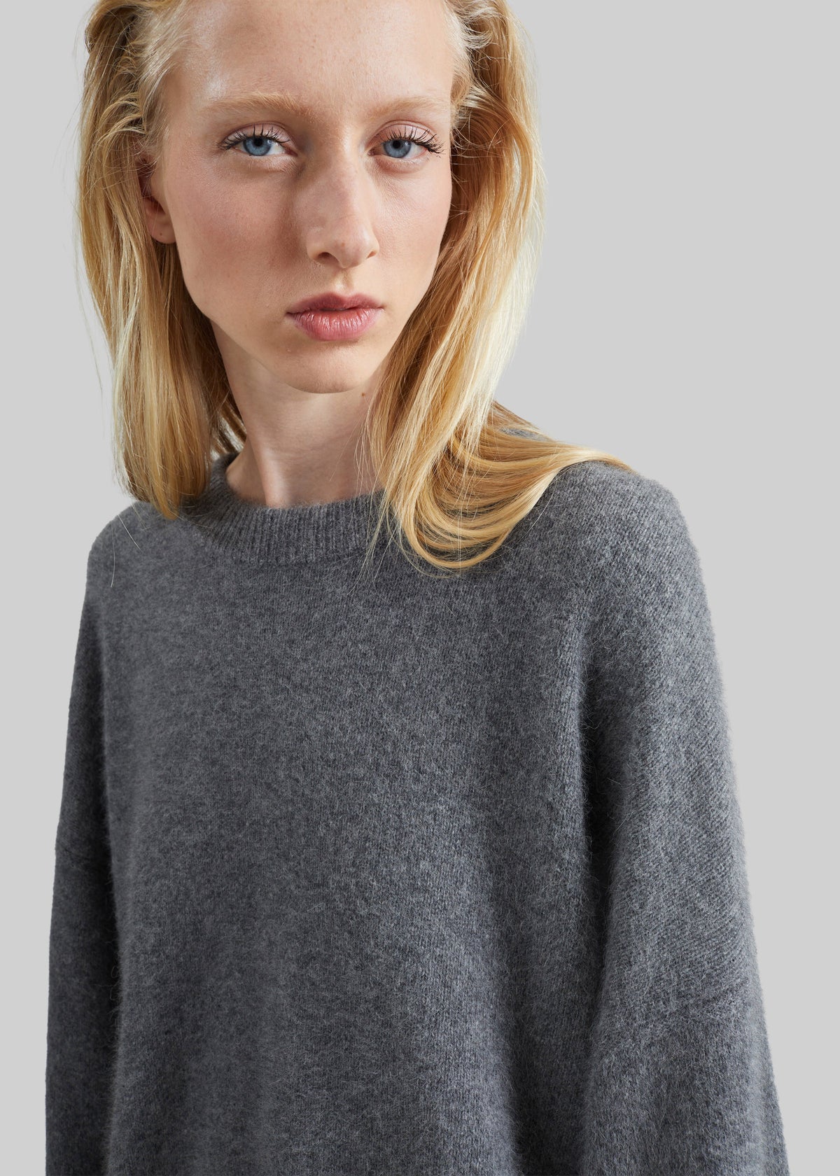 By Malene Birger Bradley Wool Sweater - Grey Melange