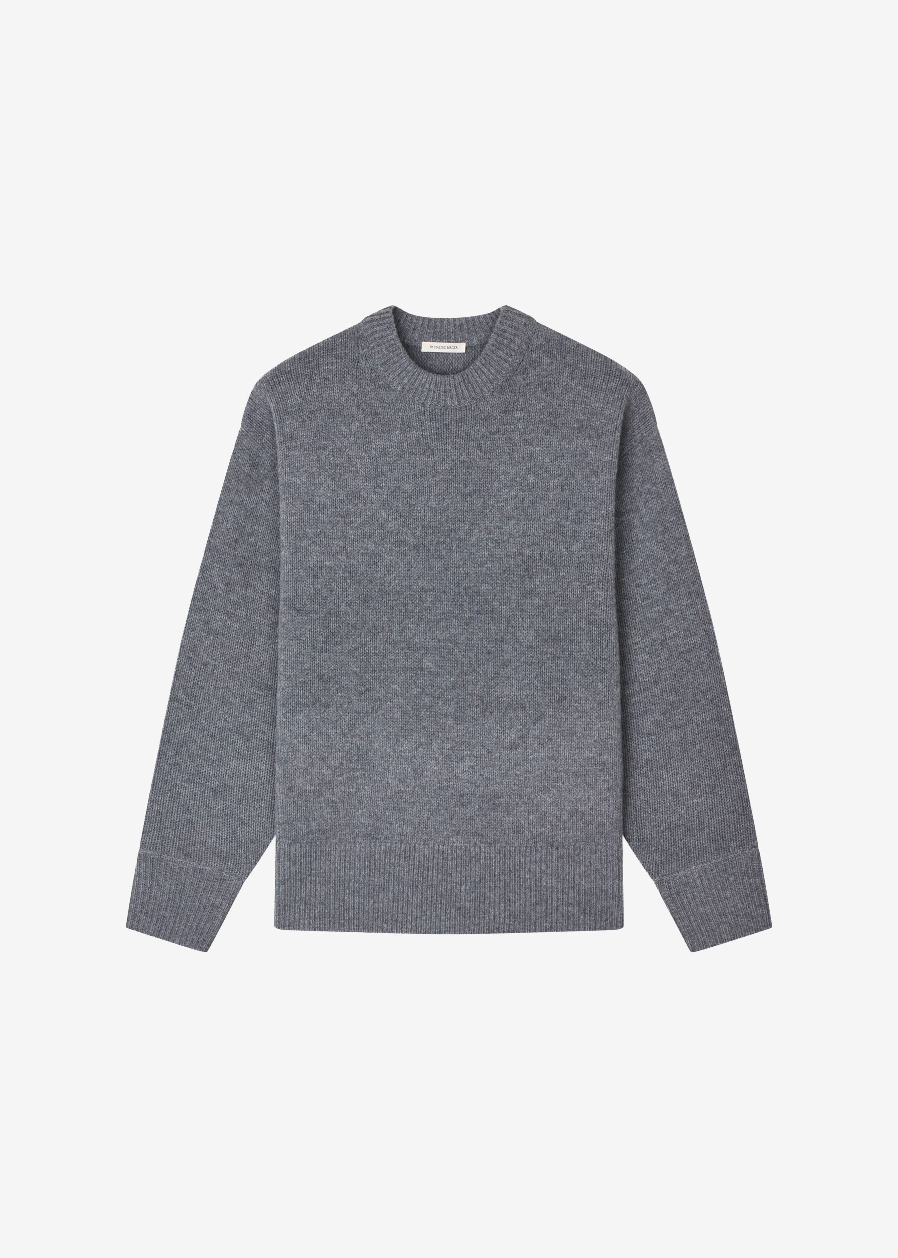 MBニット グレーサイズ1 By Malene Birger Bradley Wool Sweater - Grey Melange – The Frankie