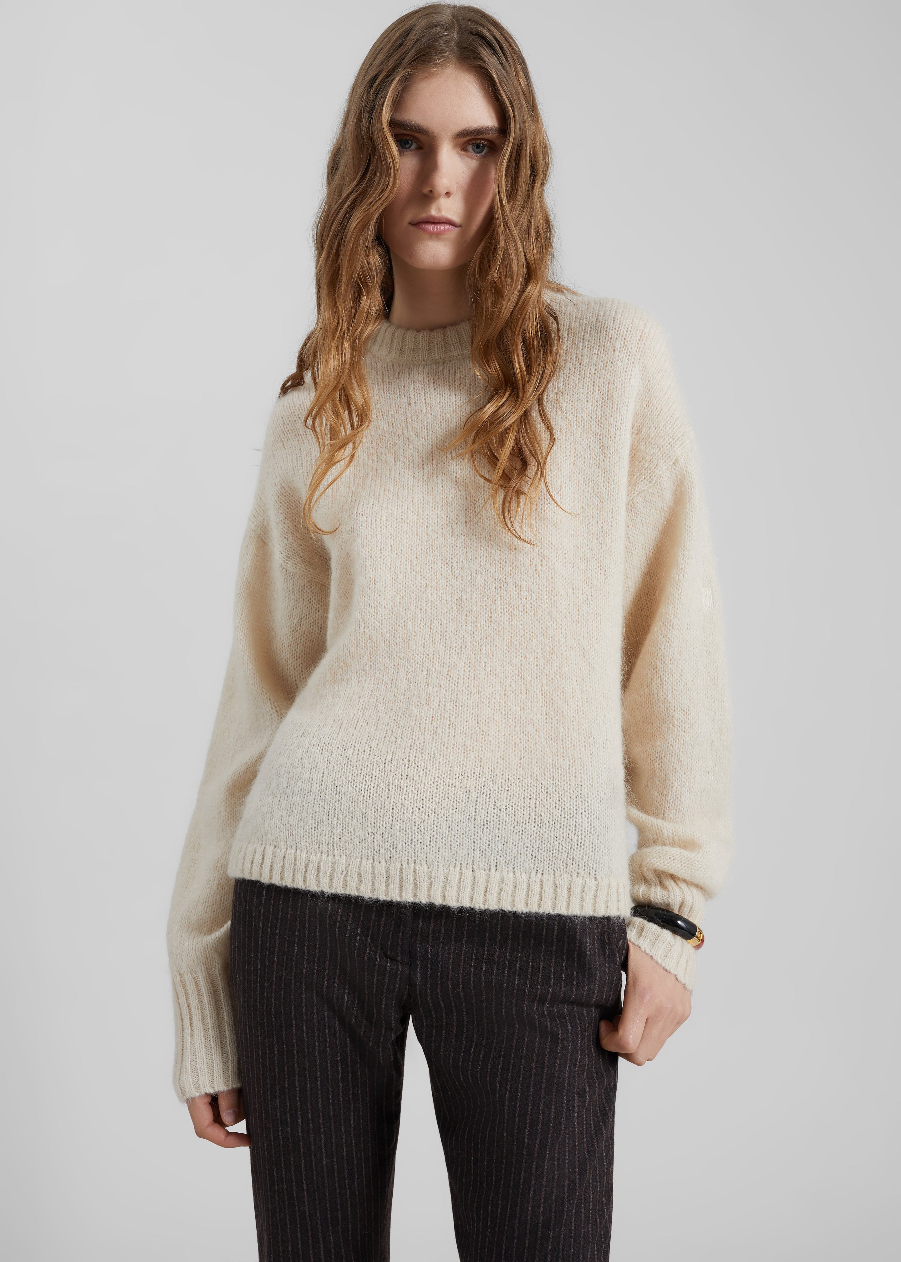 By Malene Birger Brie Sweater - Cream - 3