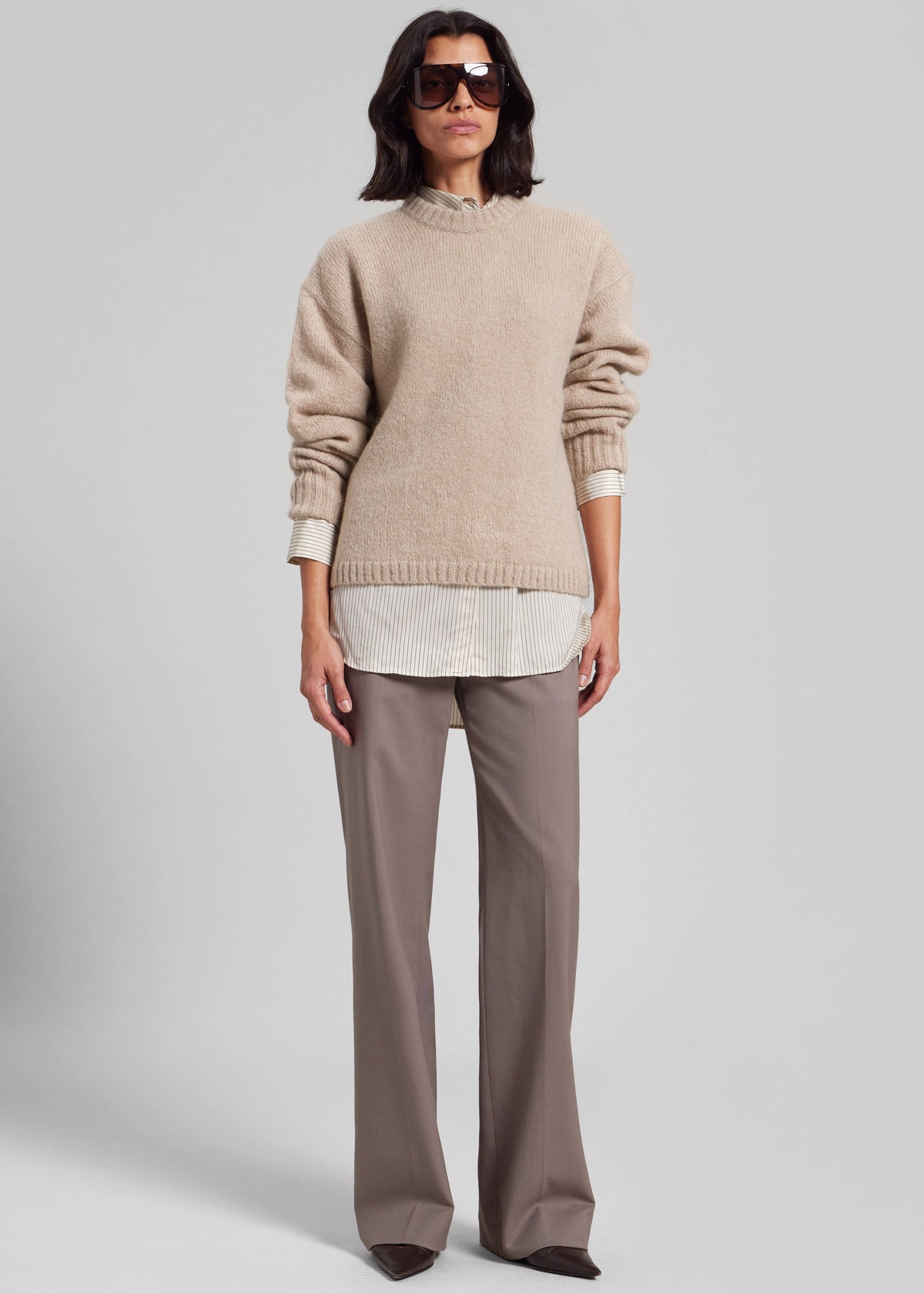 By Malene Birger Brie Sweater - Cobblestone - 2