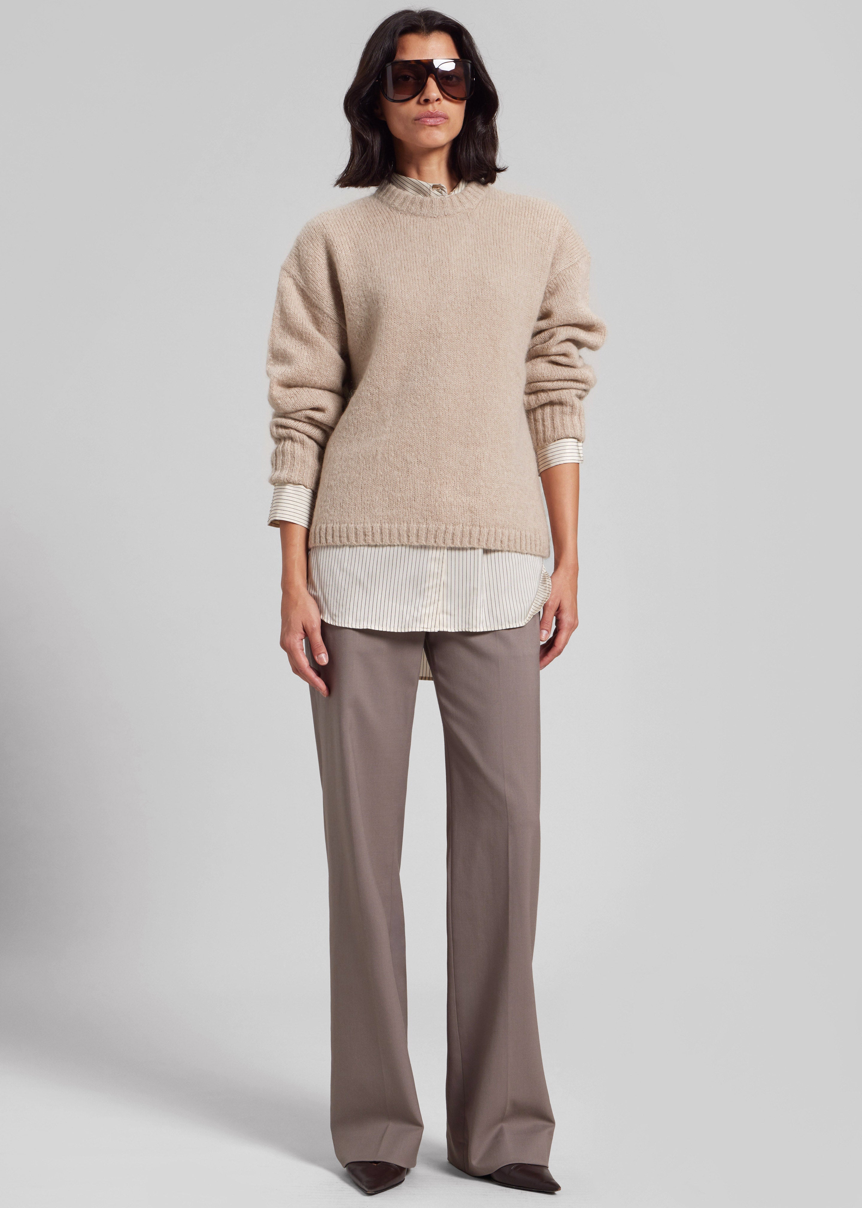 By Malene Birger Brie Sweater - Cobblestone - 2