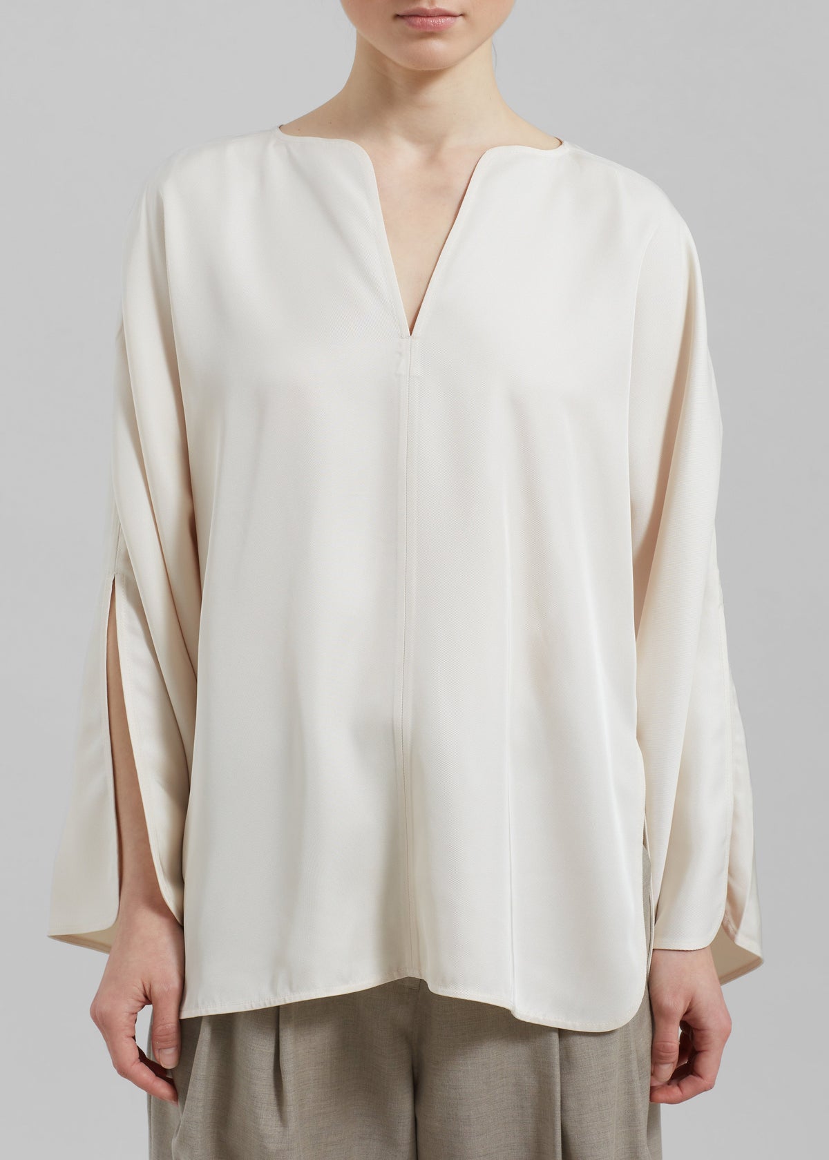 By Malene Birger Calias Top - Vanilla Cream - 3