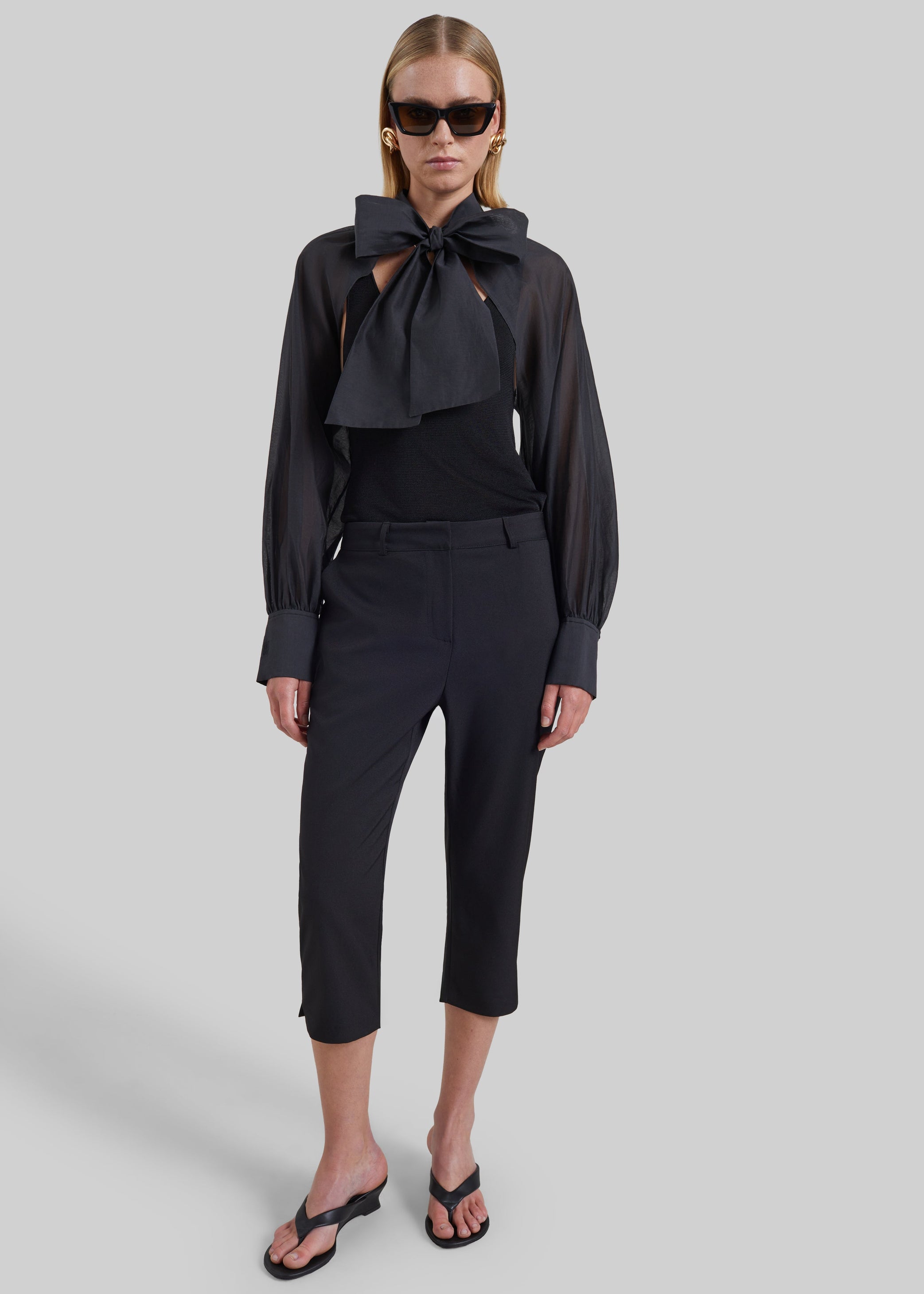 Shop the look image for By Malene Birger Canny Top - Black