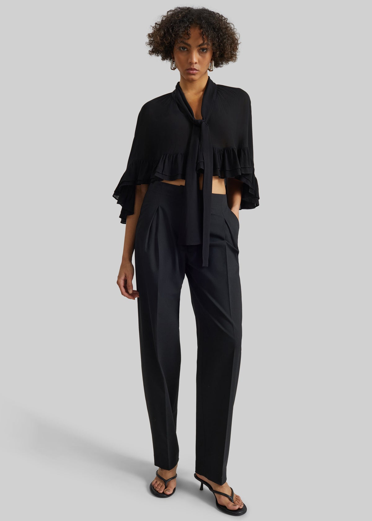 By Malene Birger Cedi Cape - Black - 5