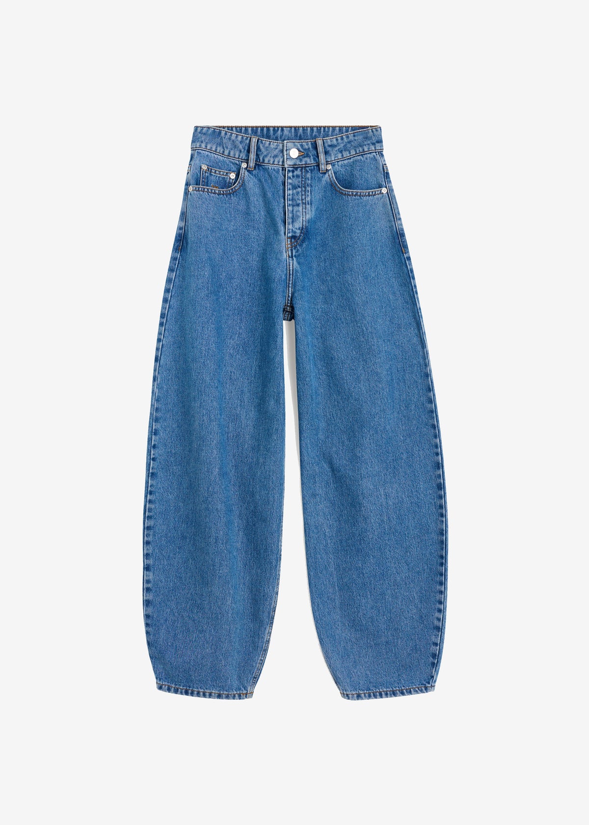 By Malene Birger Dallas Denim Pants - Mid Denim Blue - 6