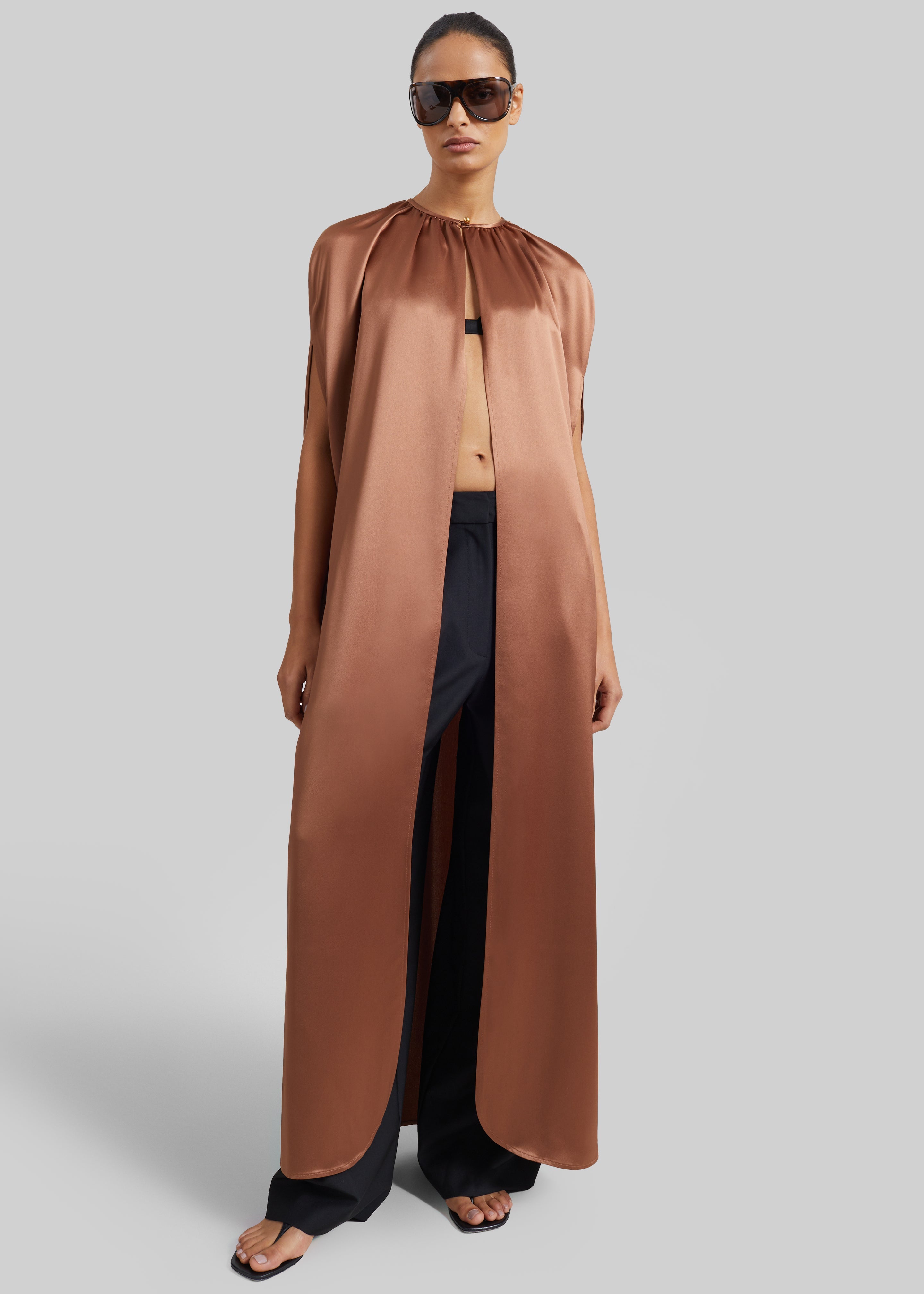 By Malene Birger Dallie Cape - Latte Brown - 4