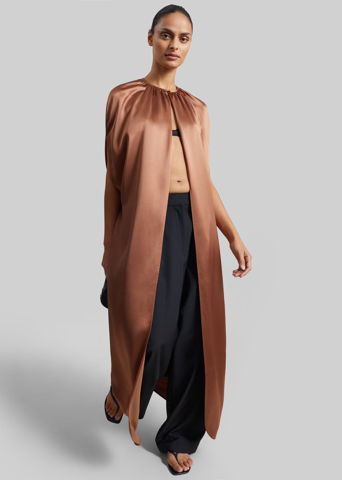 By Malene Birger Dallie Cape - Latte Brown - 2