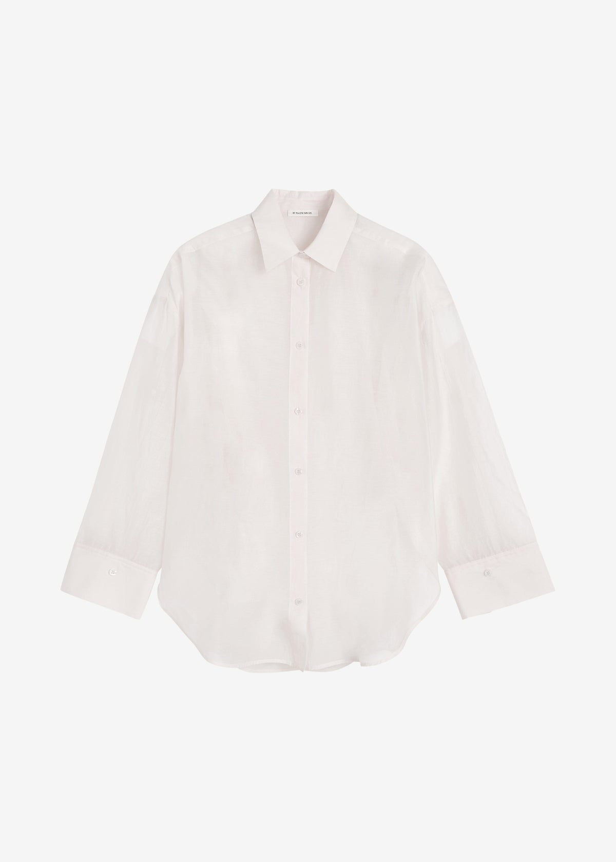 By Malene Birger Derris Silk Organza Shirt - Soft White - 5