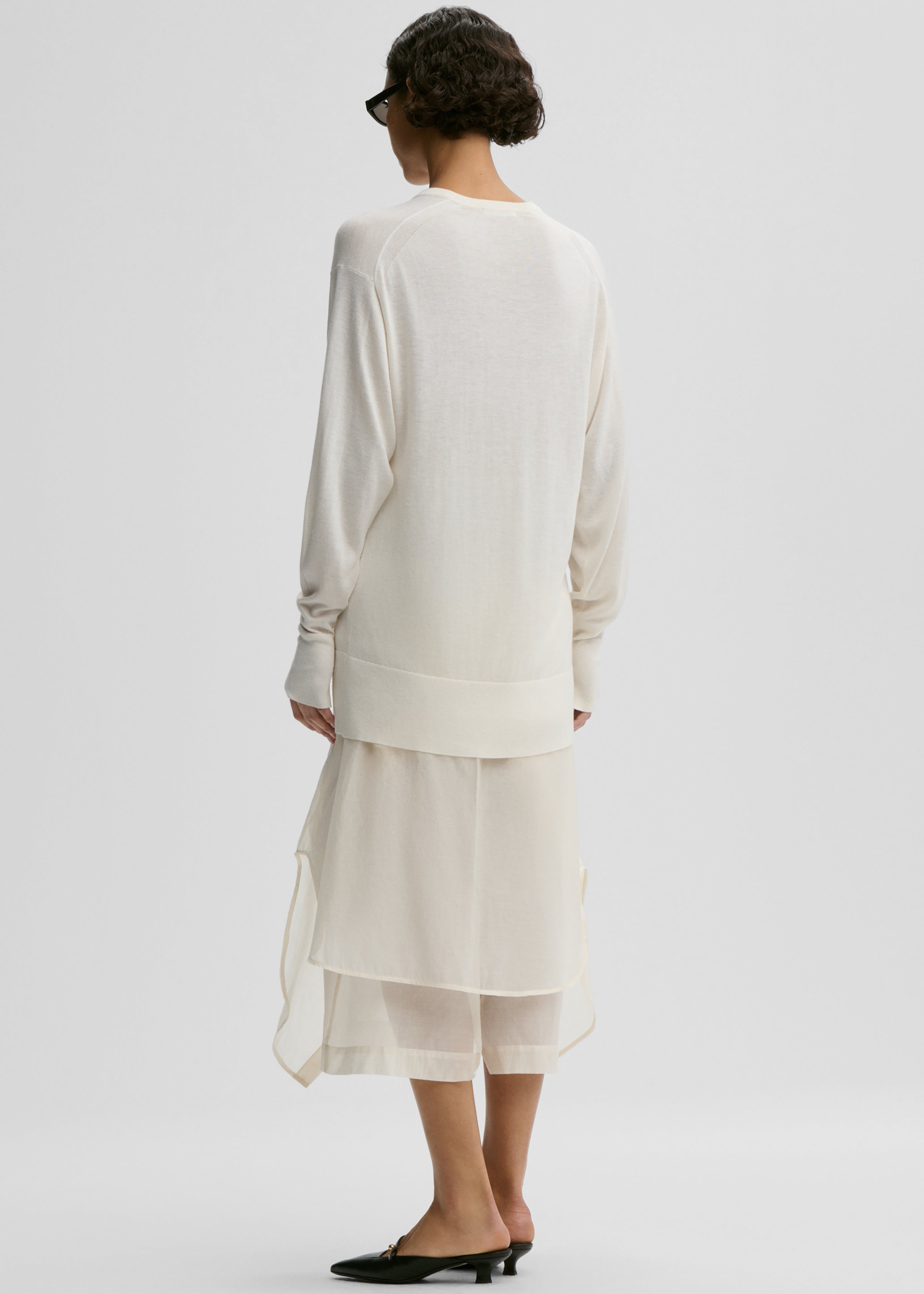 By Malene Birger Derya Sweater - Soft White - 3