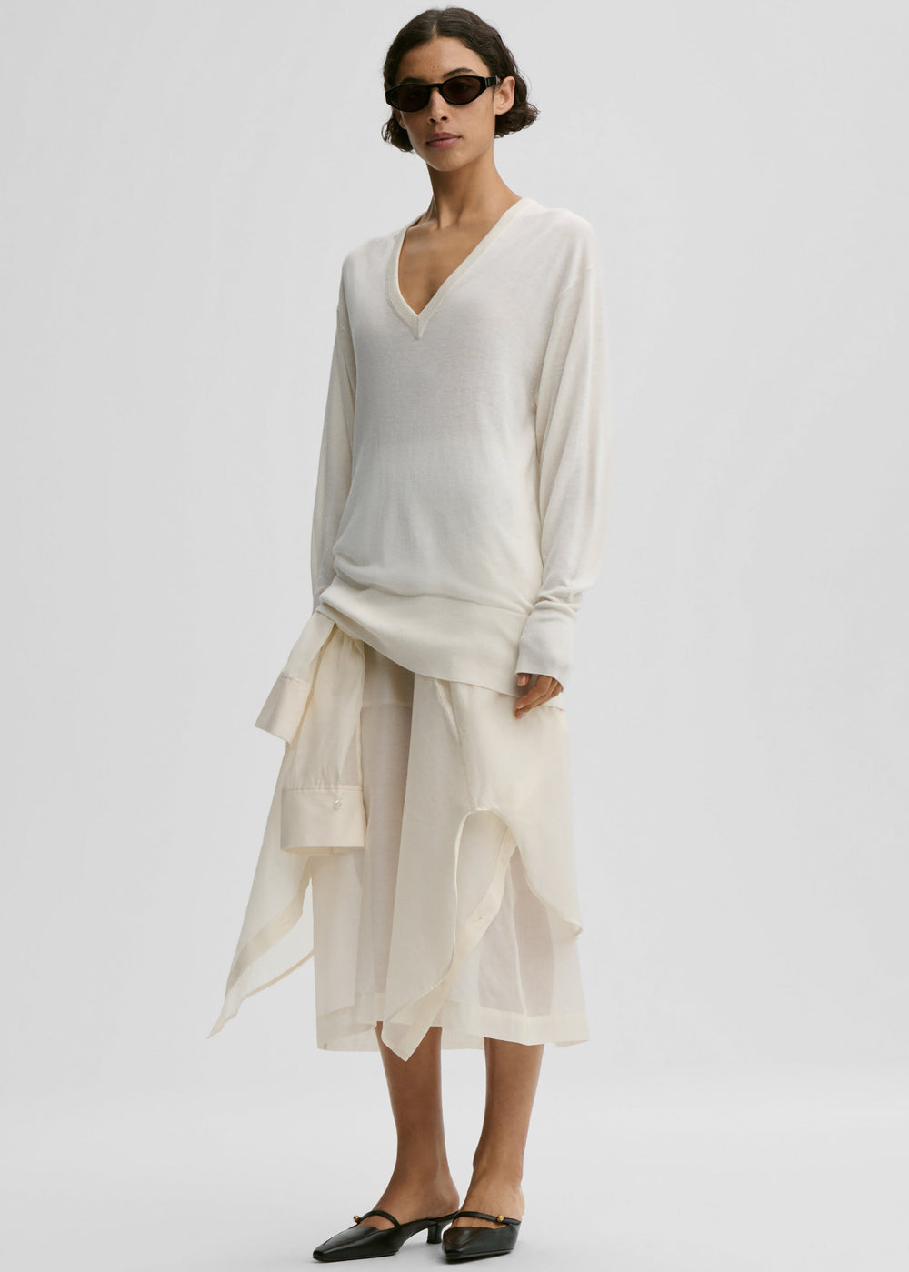 By Malene Birger Derya Sweater - Soft White