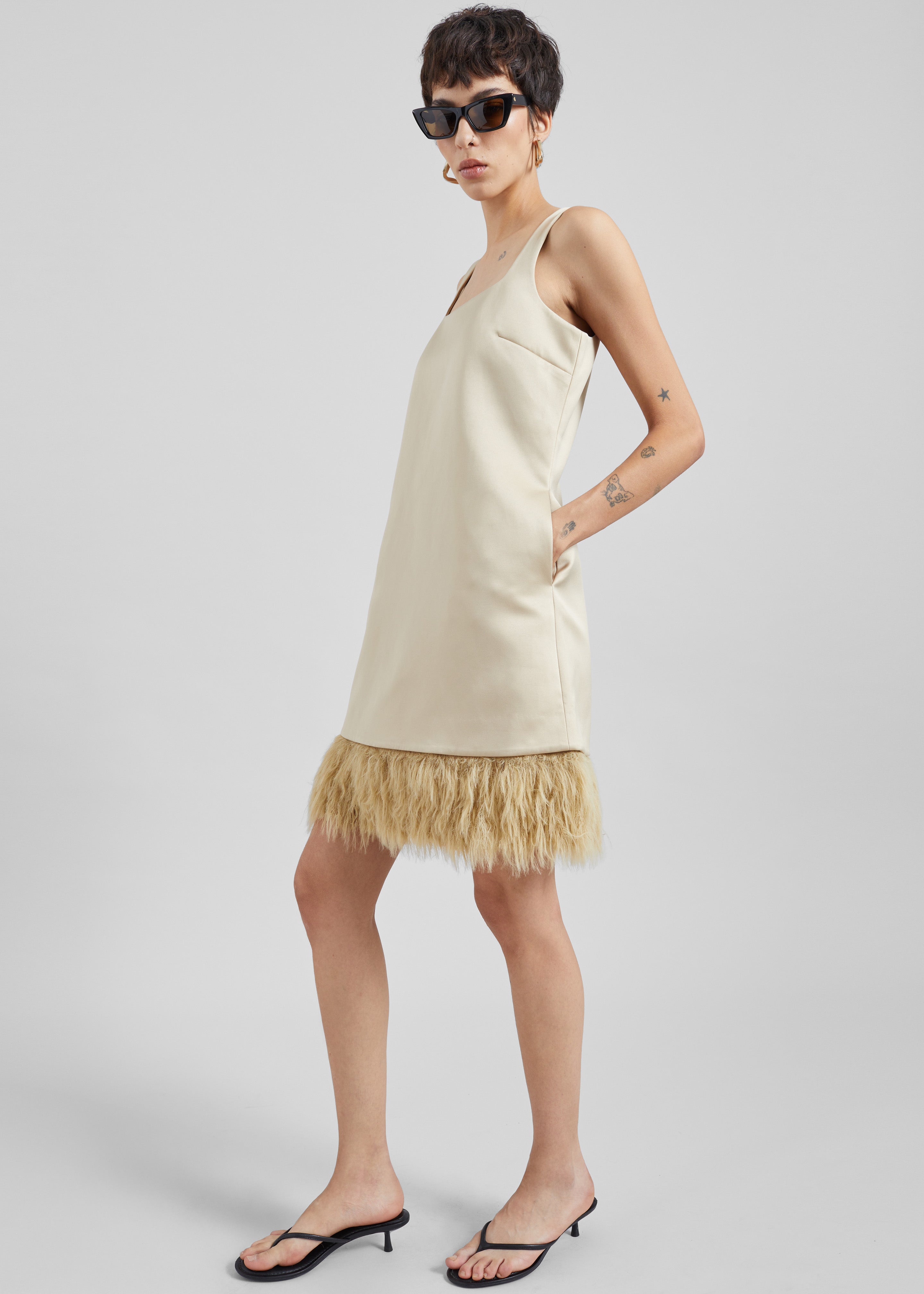By Malene Birger mini robe Elva - Old Beige - 3