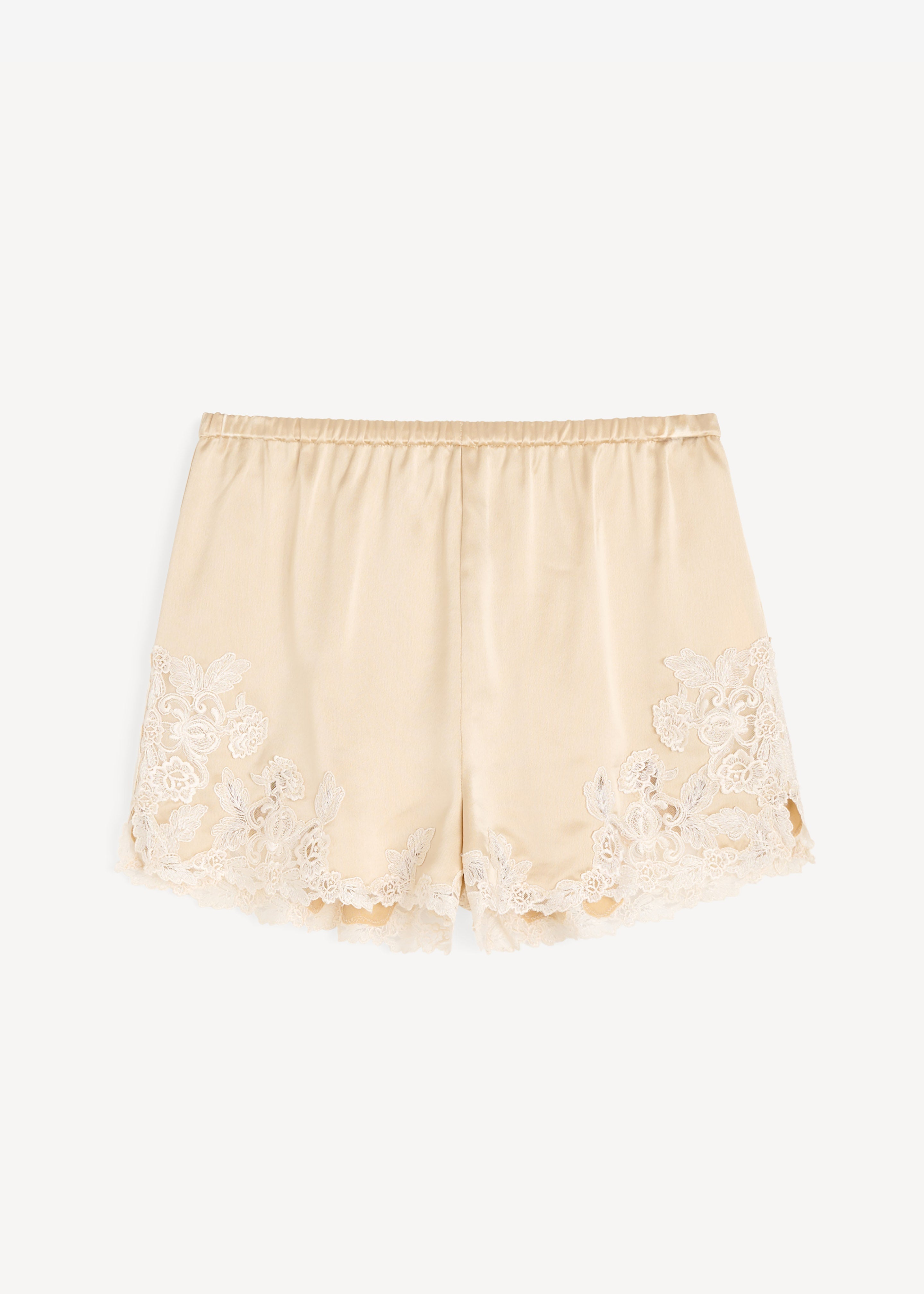 By Malene Birger Eri Satin Shorts - Vanilla Cream - 7