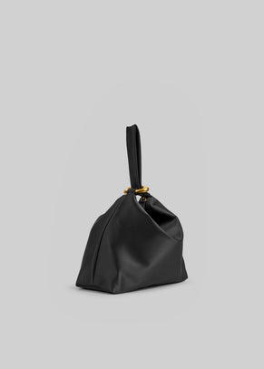 By Malene Birger pochette Isadora in raso - Nero