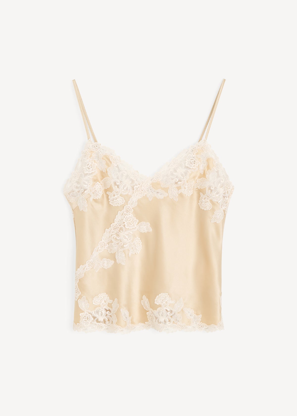 By Malene Birger Madeleine Satin Top - Vanilla Cream - 9