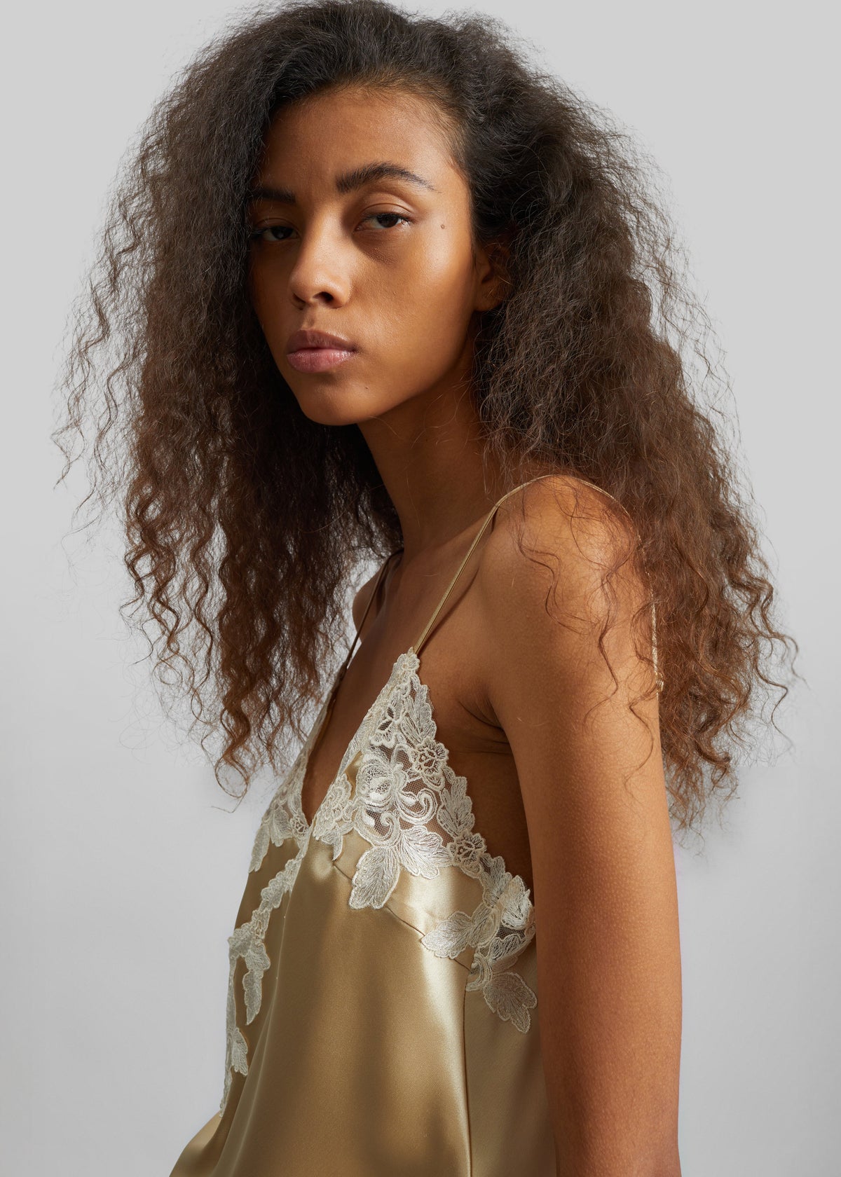 By Malene Birger Madeleine Satin Top - Vanilla Cream - 3