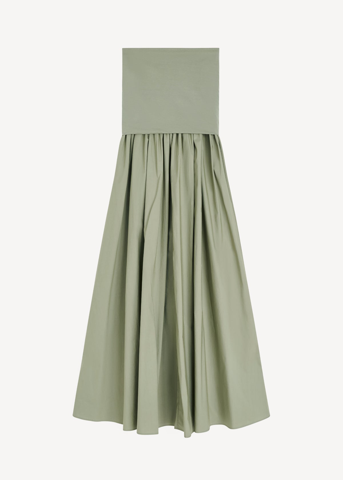 By Malene Birger Marc Cotton Maxi Dress - Deep Lichen Green - 7
