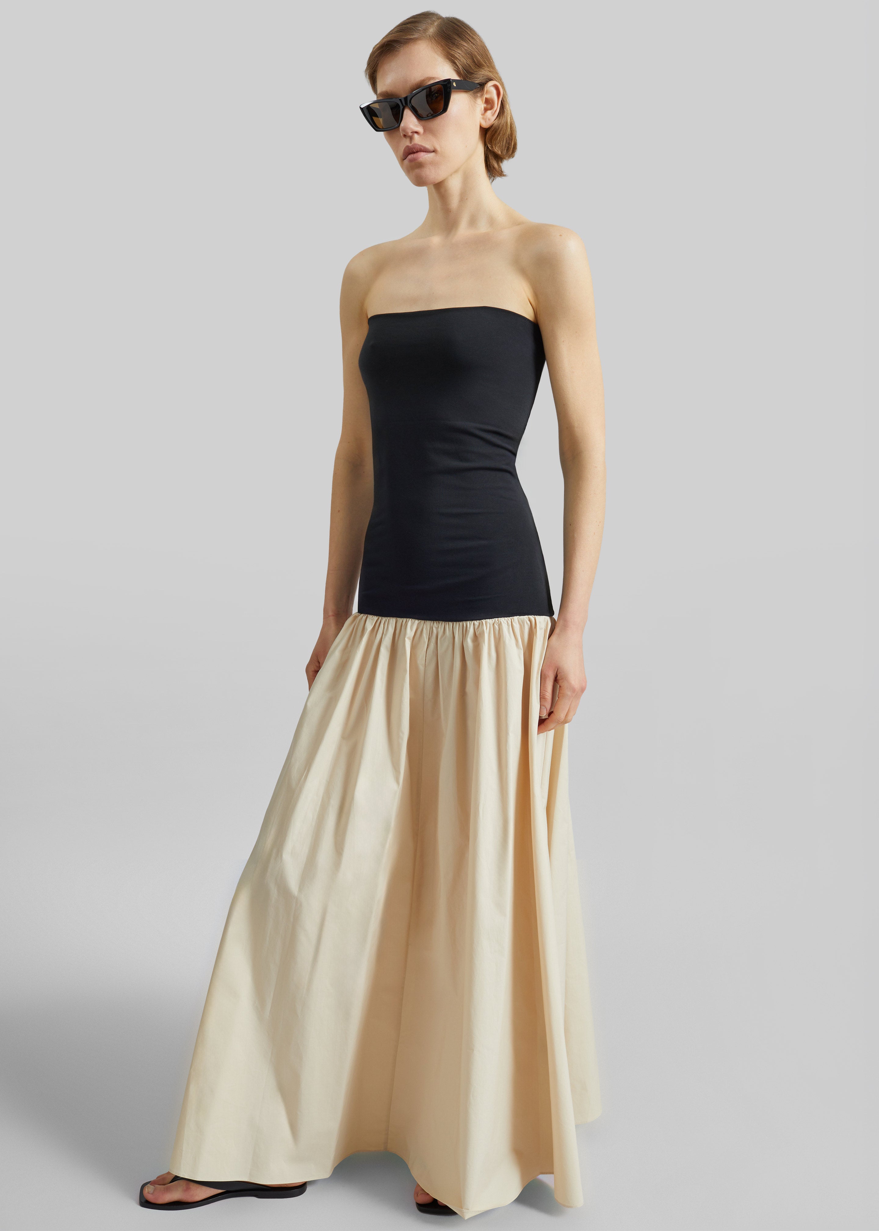 By Malene Birger Marc Cotton Maxi Dress - Oyster Gray - 1
