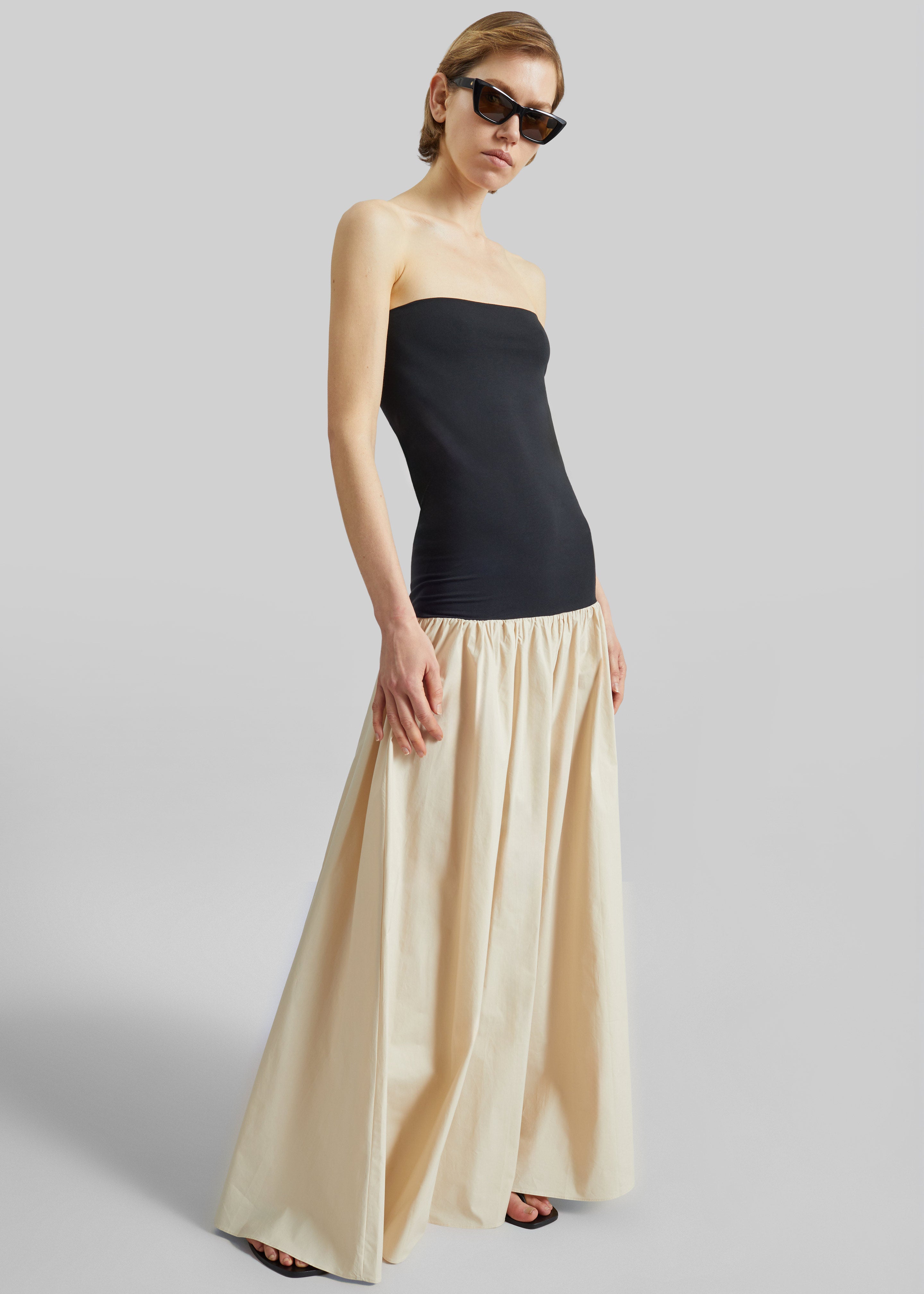 By Malene Birger Marc Cotton Maxi Dress - Oyster Gray - 3