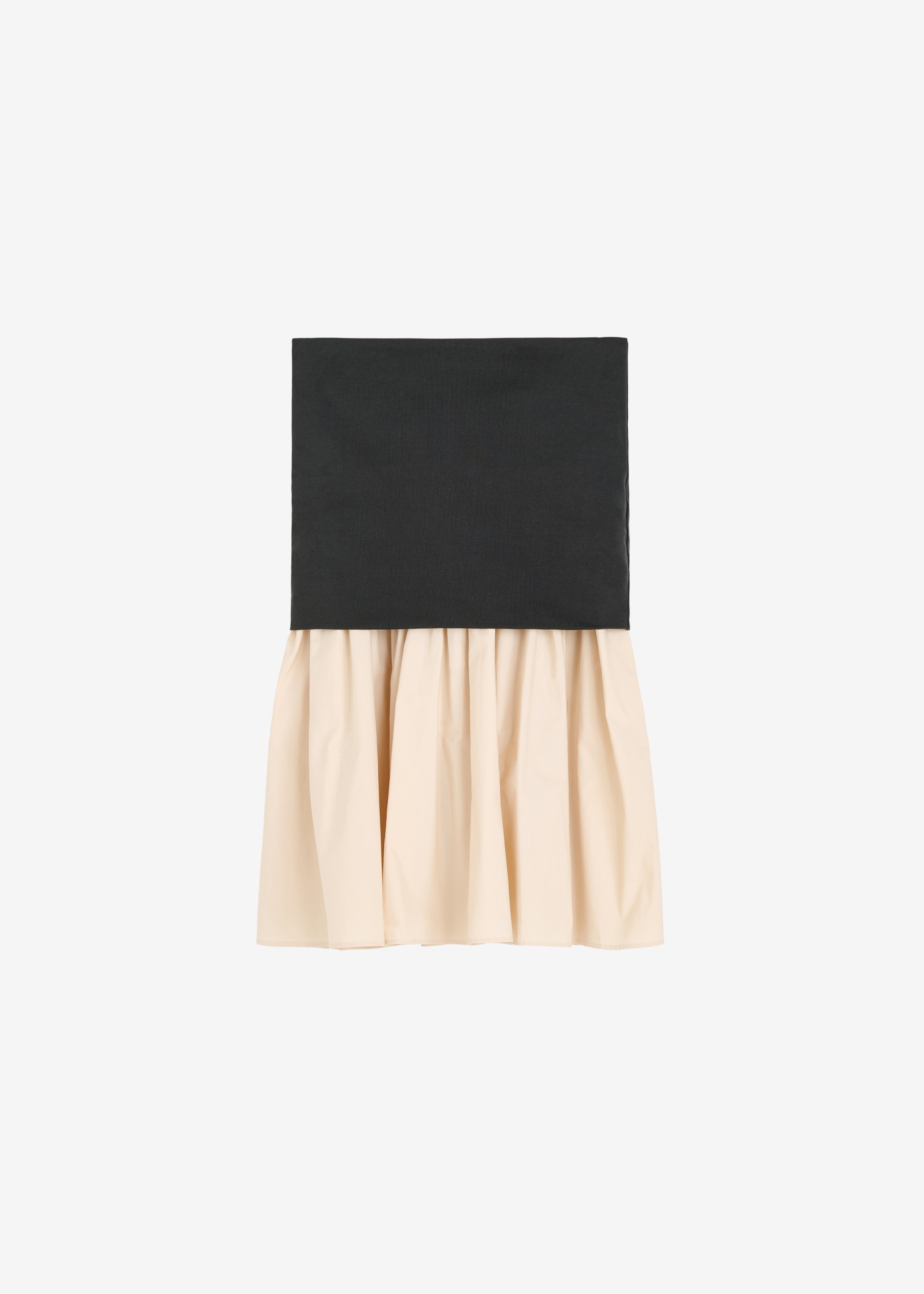 By Malene Birger Marcia Cotton Mini Dress - Oyster Gray - 4