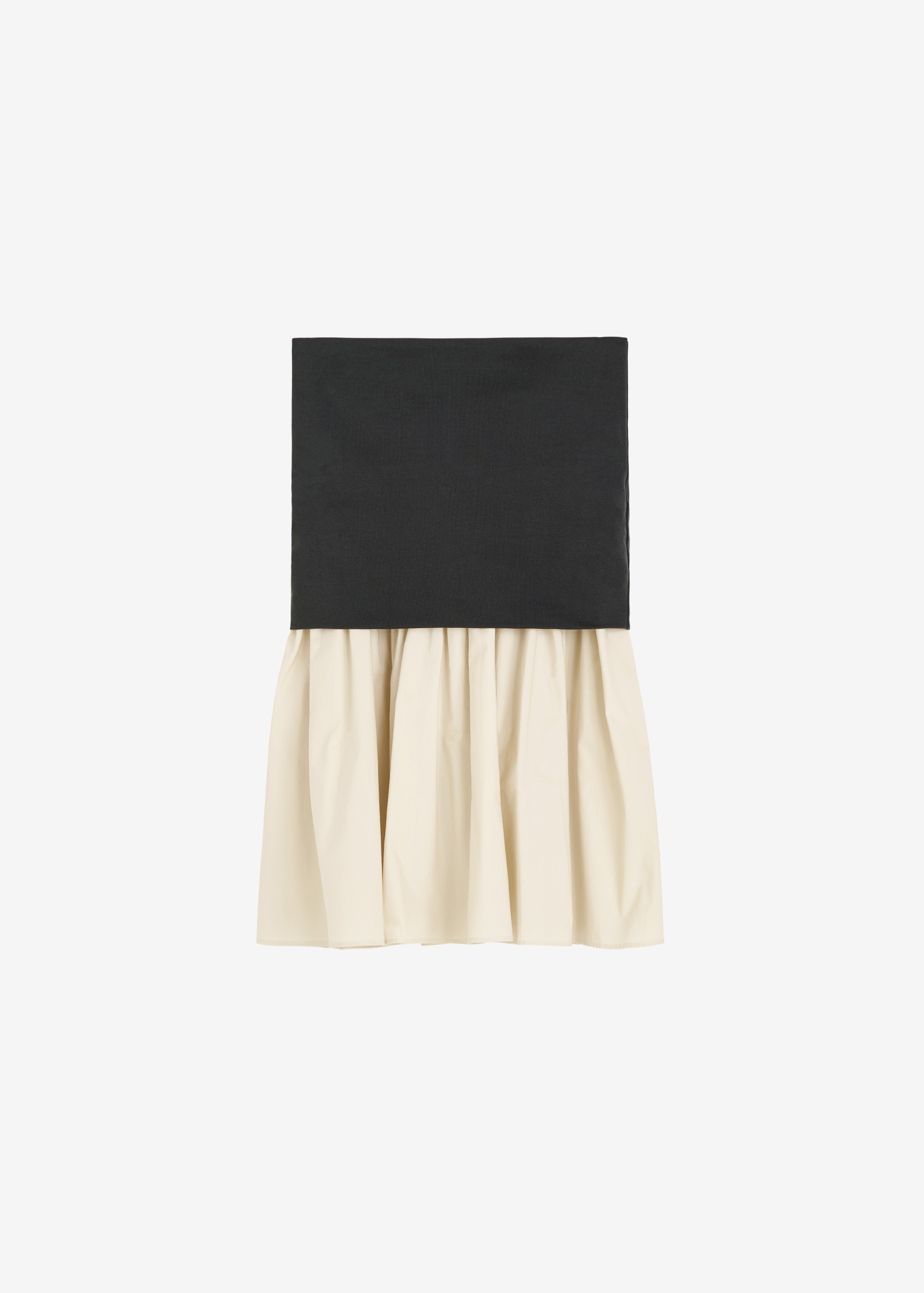 By Malene Birger Marcia Cotton Mini Dress - Oyster Gray - 7