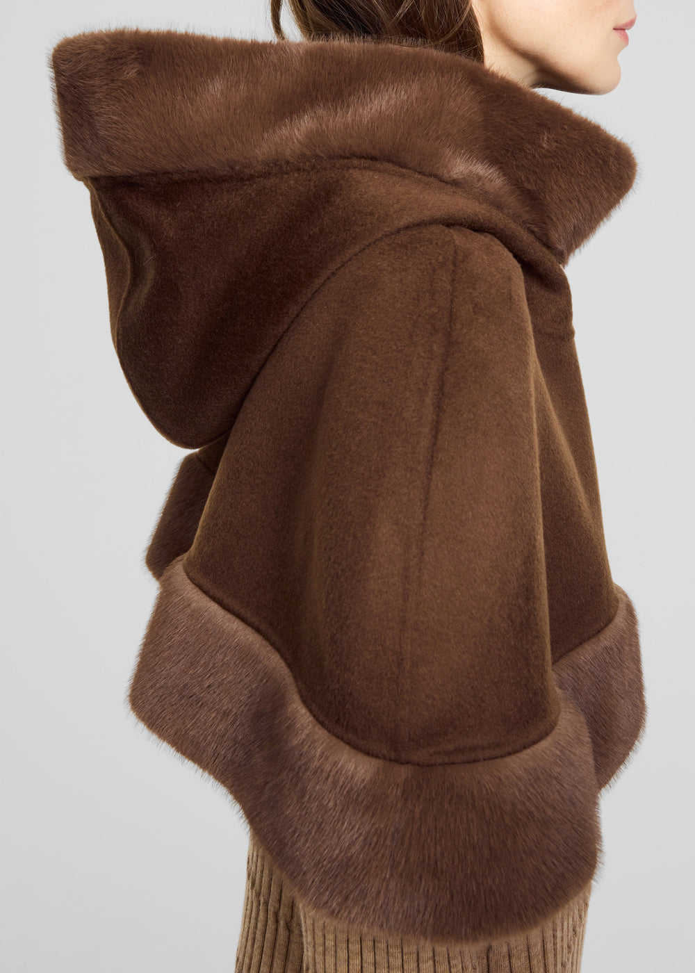 By Malene Birger Marta Wool Cape - Carafe - 1
