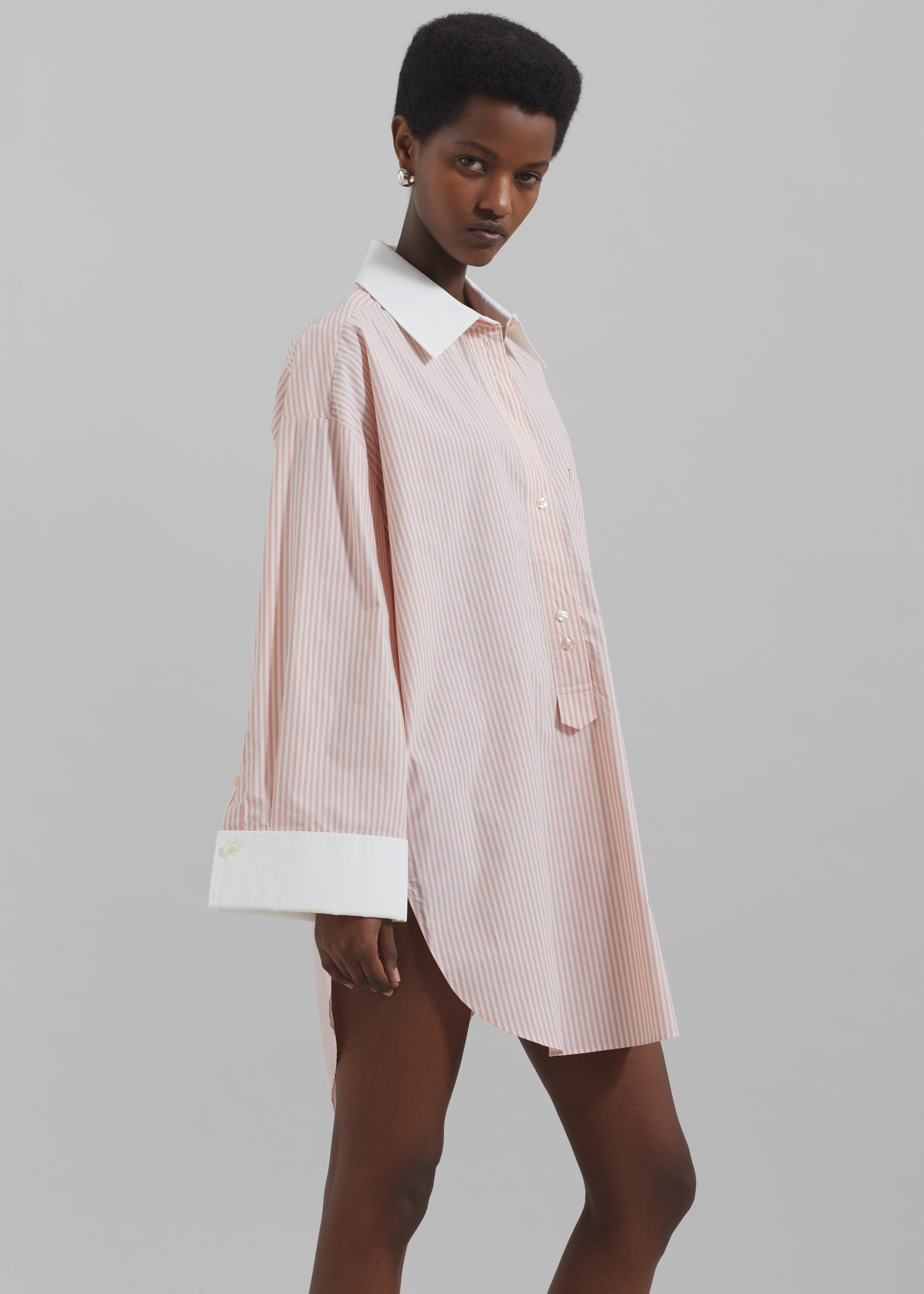 By Malene Birger Maye Shirt - Pink Stripe