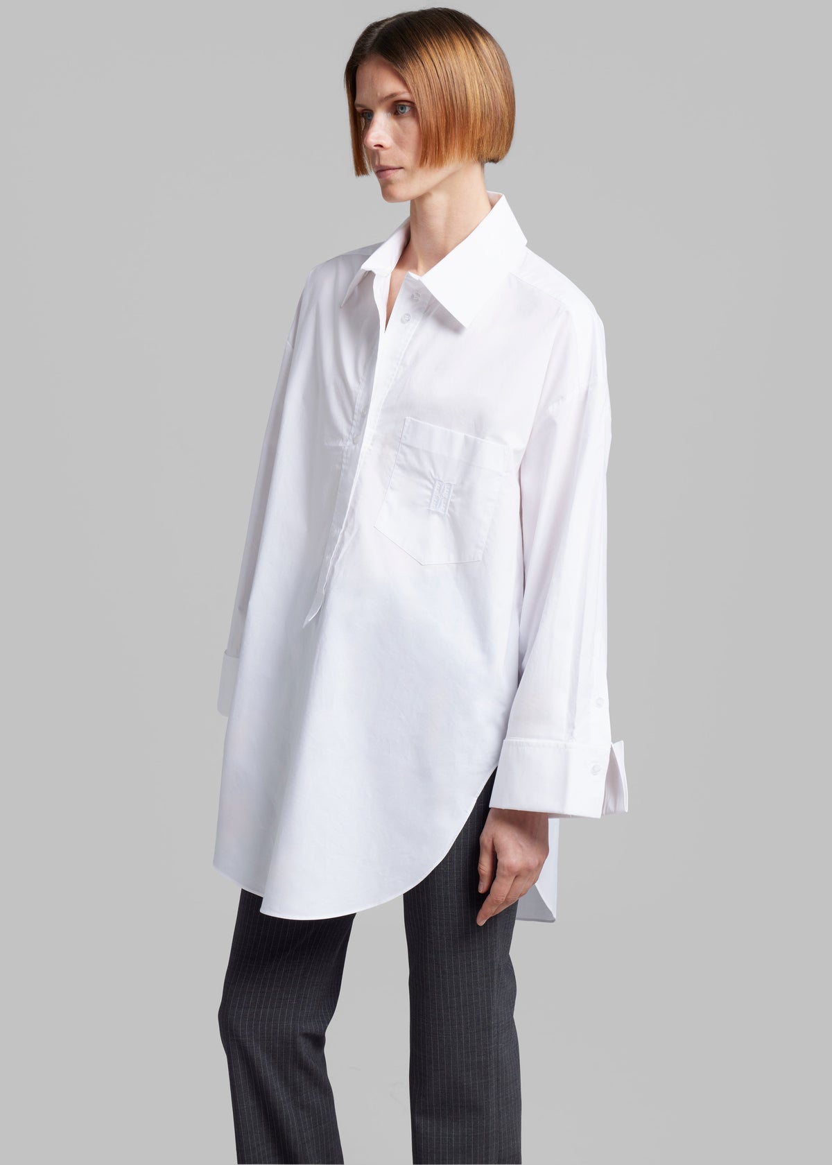By Malene Birger Maye Shirt - Pure White - 5