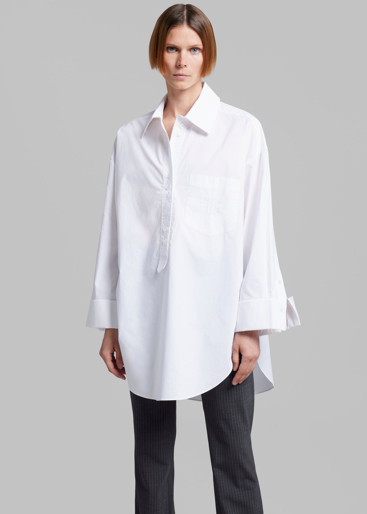 By Malene Birger Maye Shirt - Pure White - 8