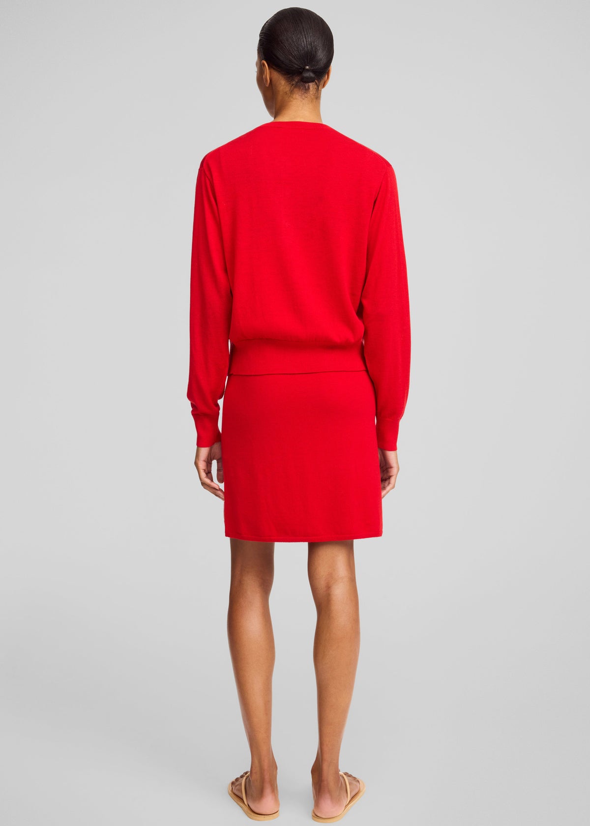 By Malene Birger Montie Cardigan - Pompeian Red - 3