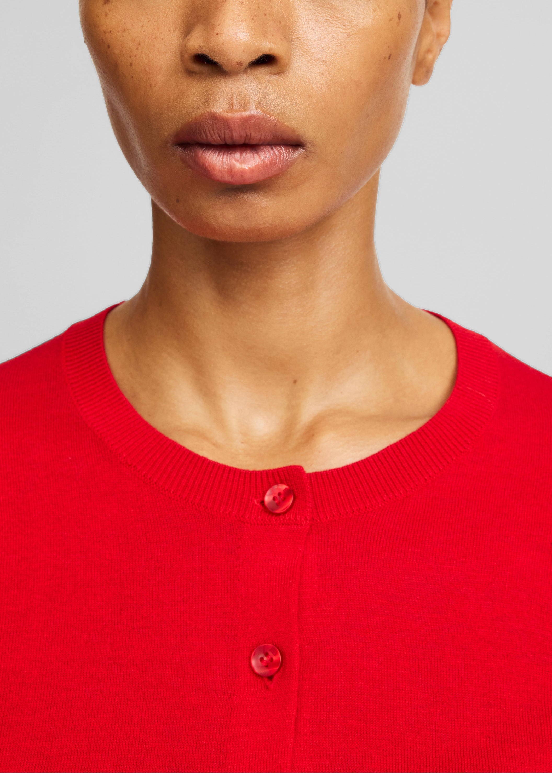 By Malene Birger Montie Cardigan - Pompeian Red - 2