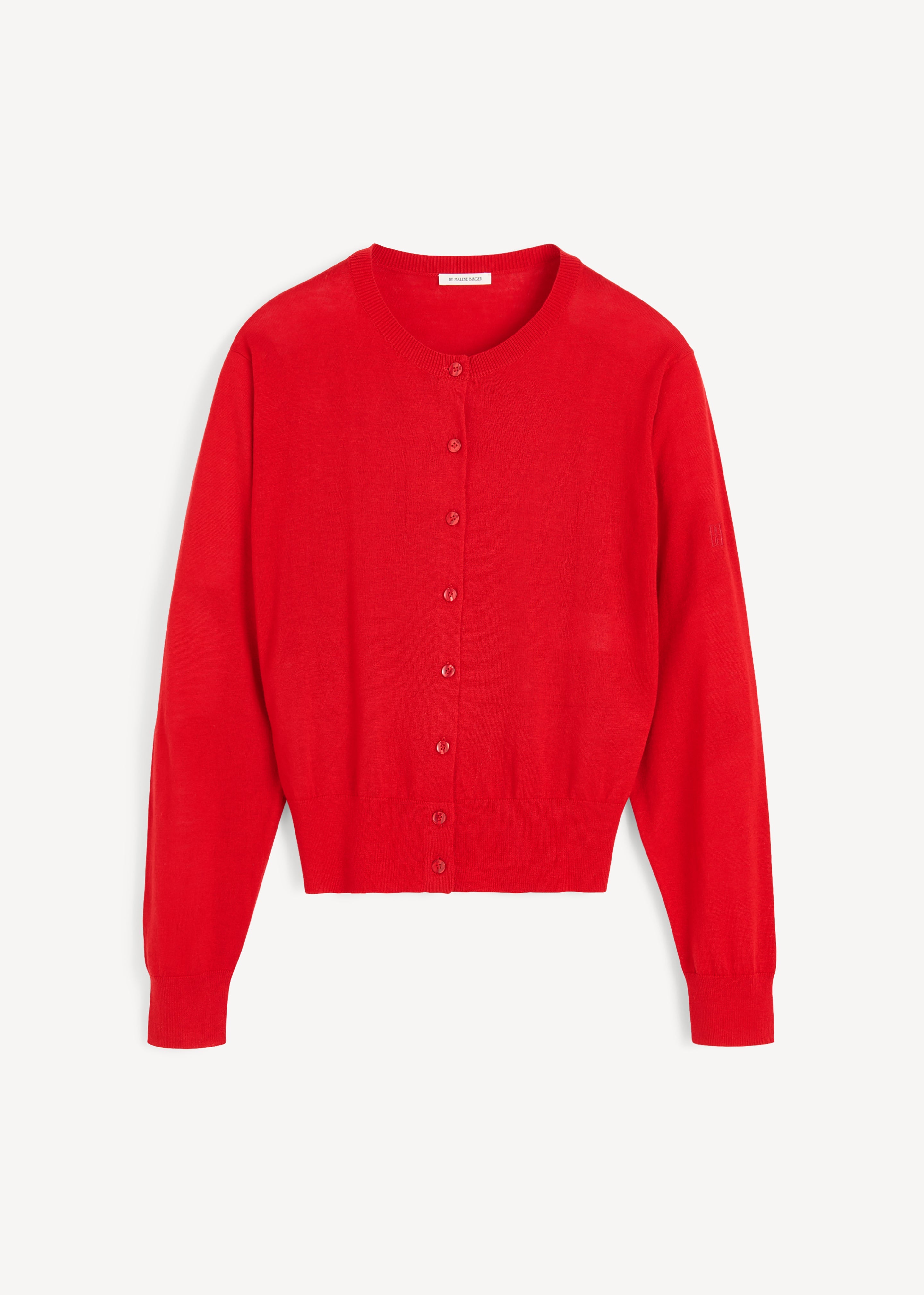 By Malene Birger Montie Cardigan - Pompeian Red - 4
