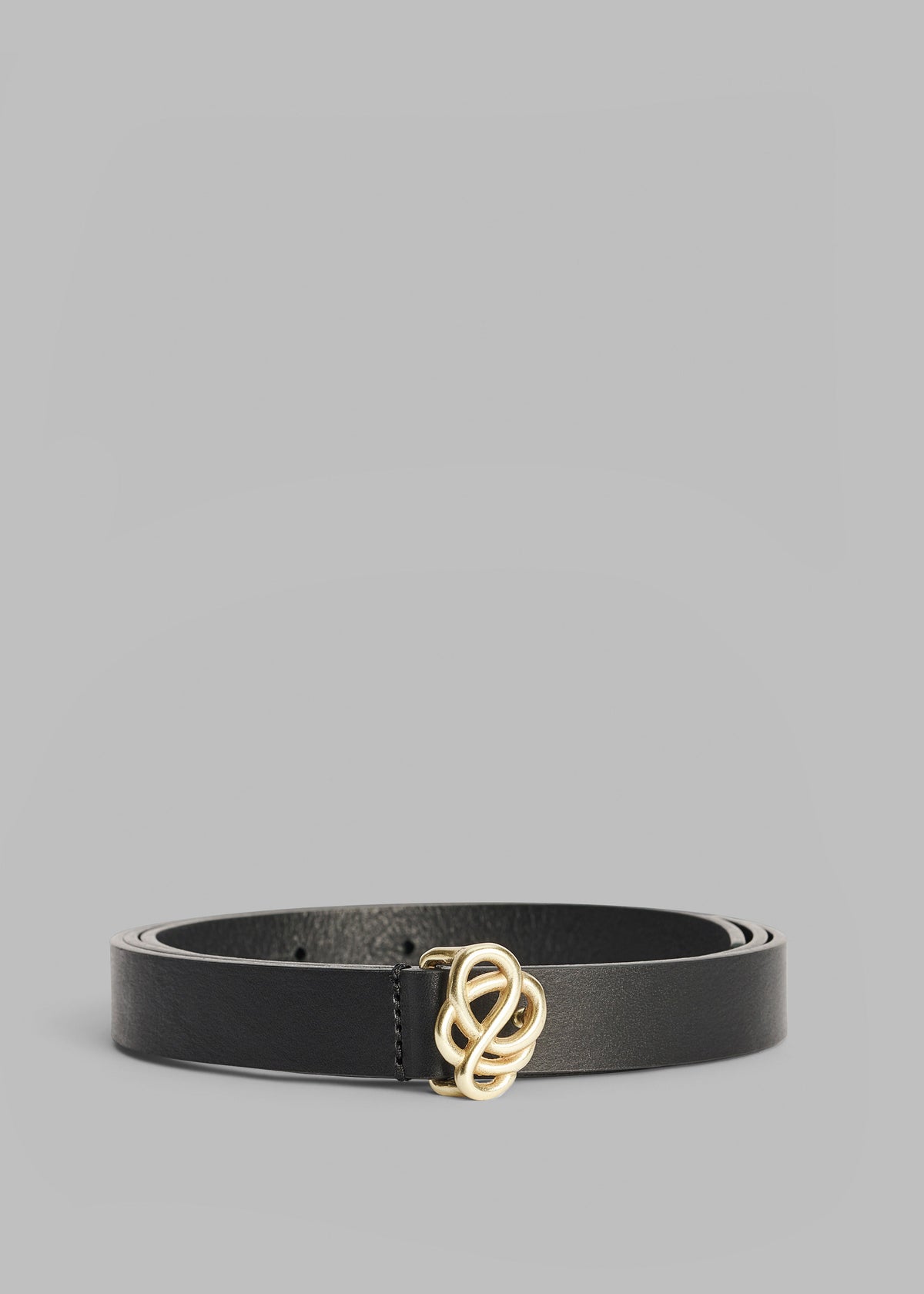 By Malene Birger Ouma Leather Belt - Black - 1