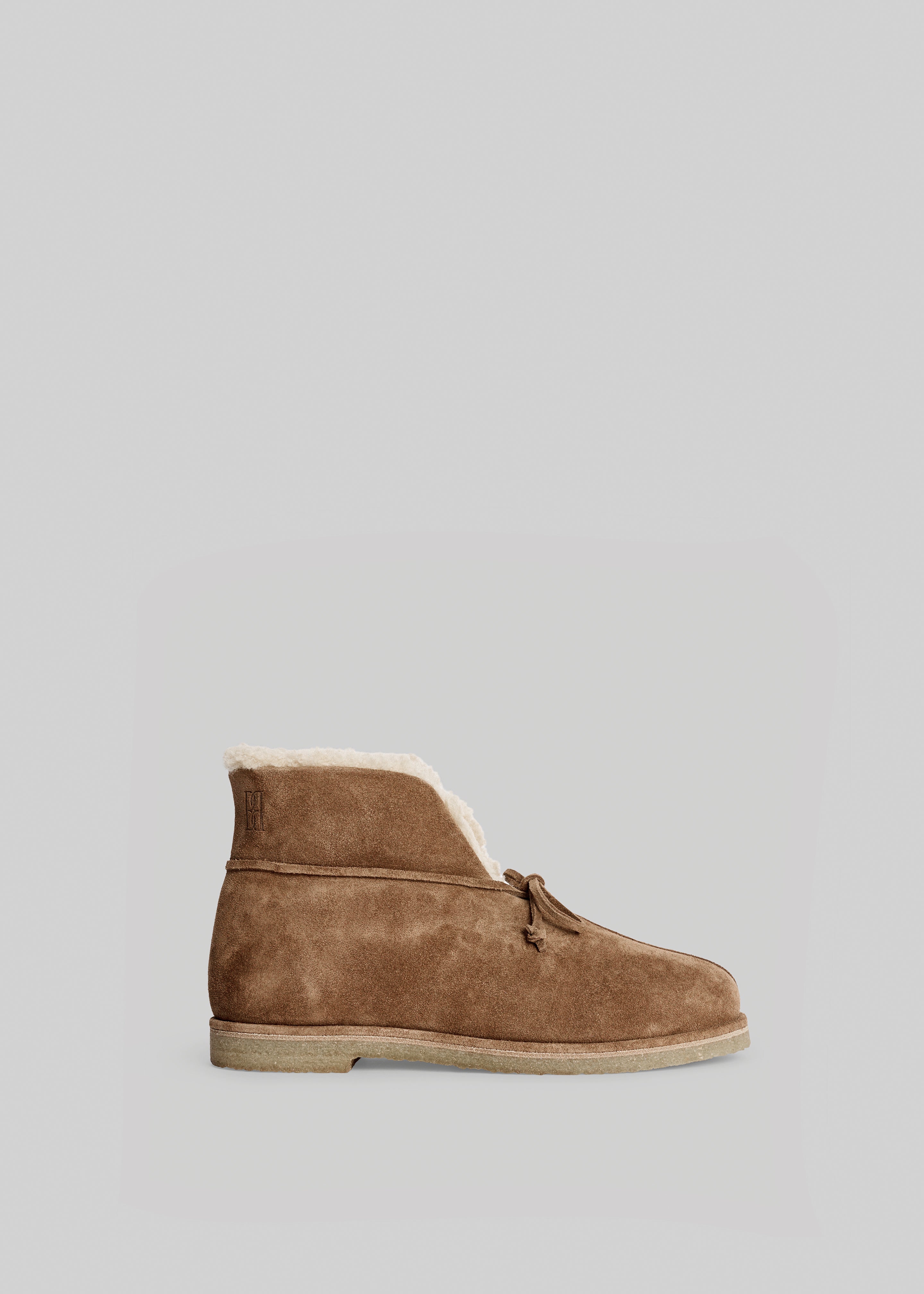 By Malene Birger Romma Shearling Boots - Tobacco Brown - 4