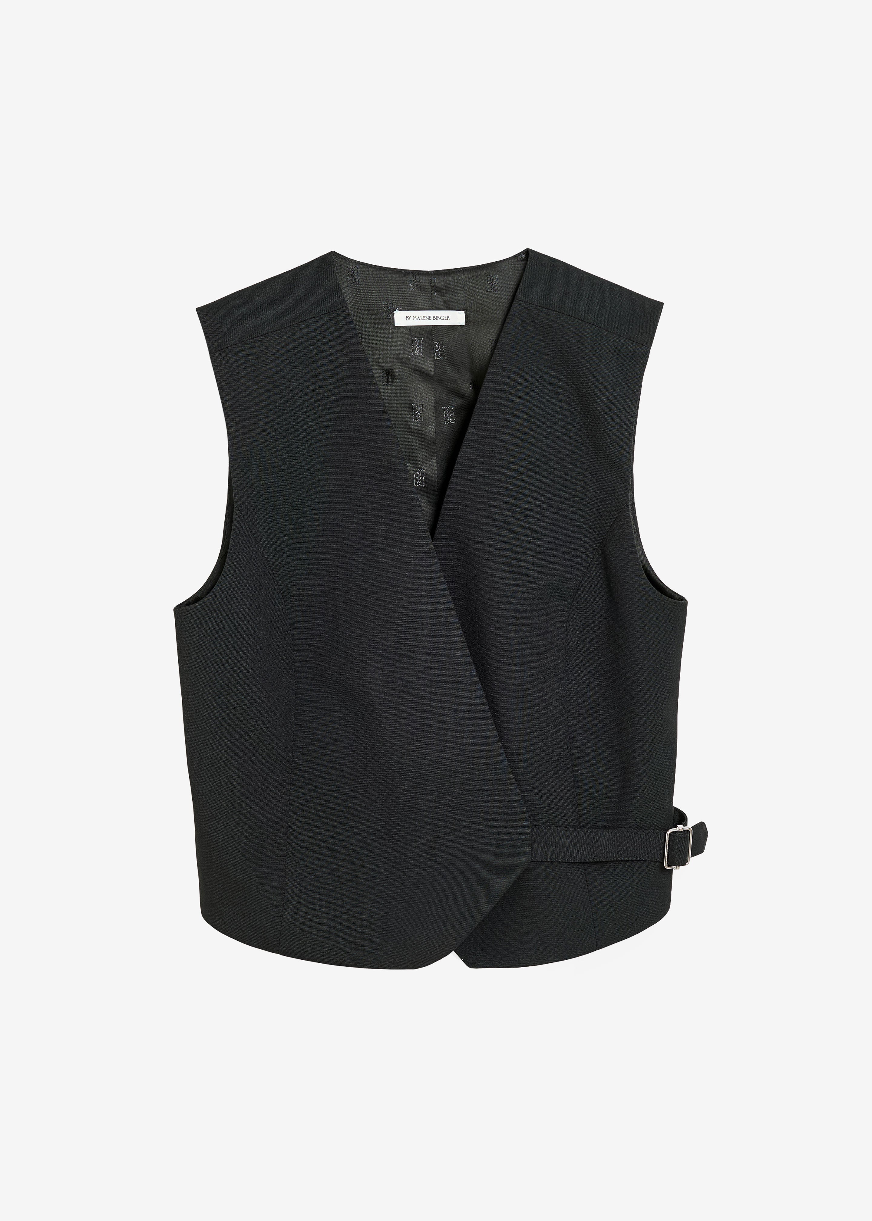 By Malene Birger Talime Waistcoat - Black - 6