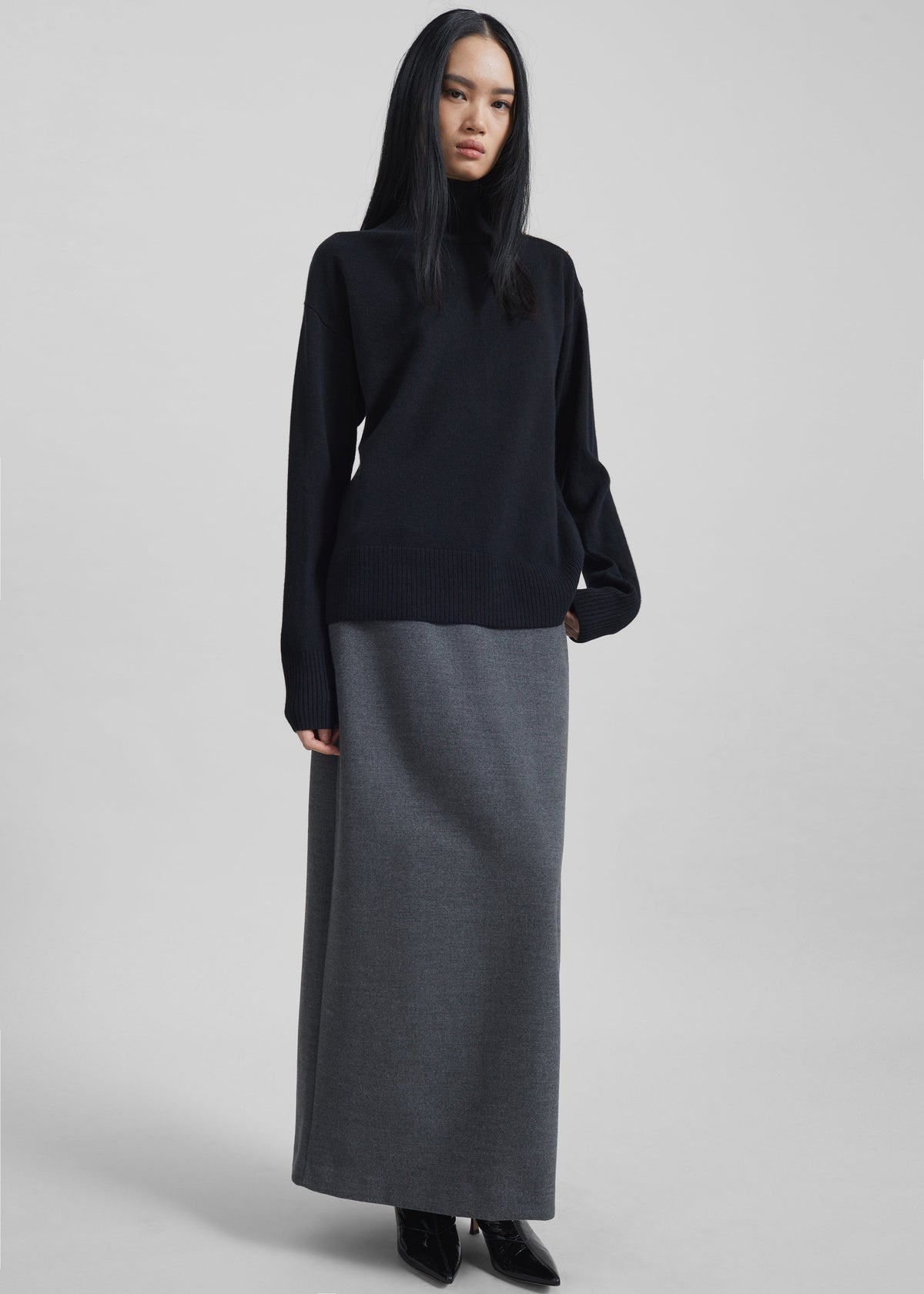 By Malene Birger Vanille Wool Sweater - Black - 4