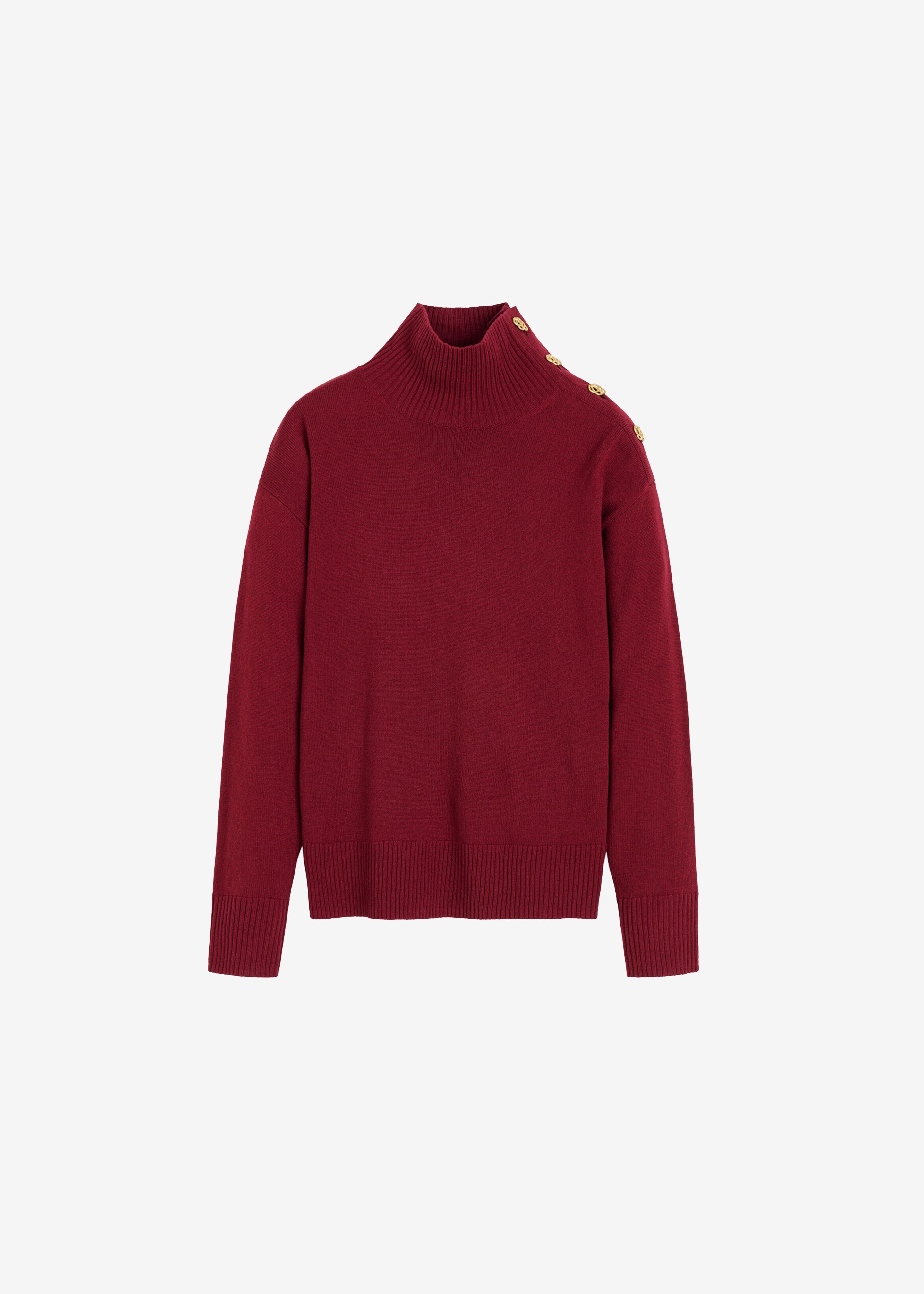 By Malene Birger Vanille Wool Sweater - Cabernet – The Frankie