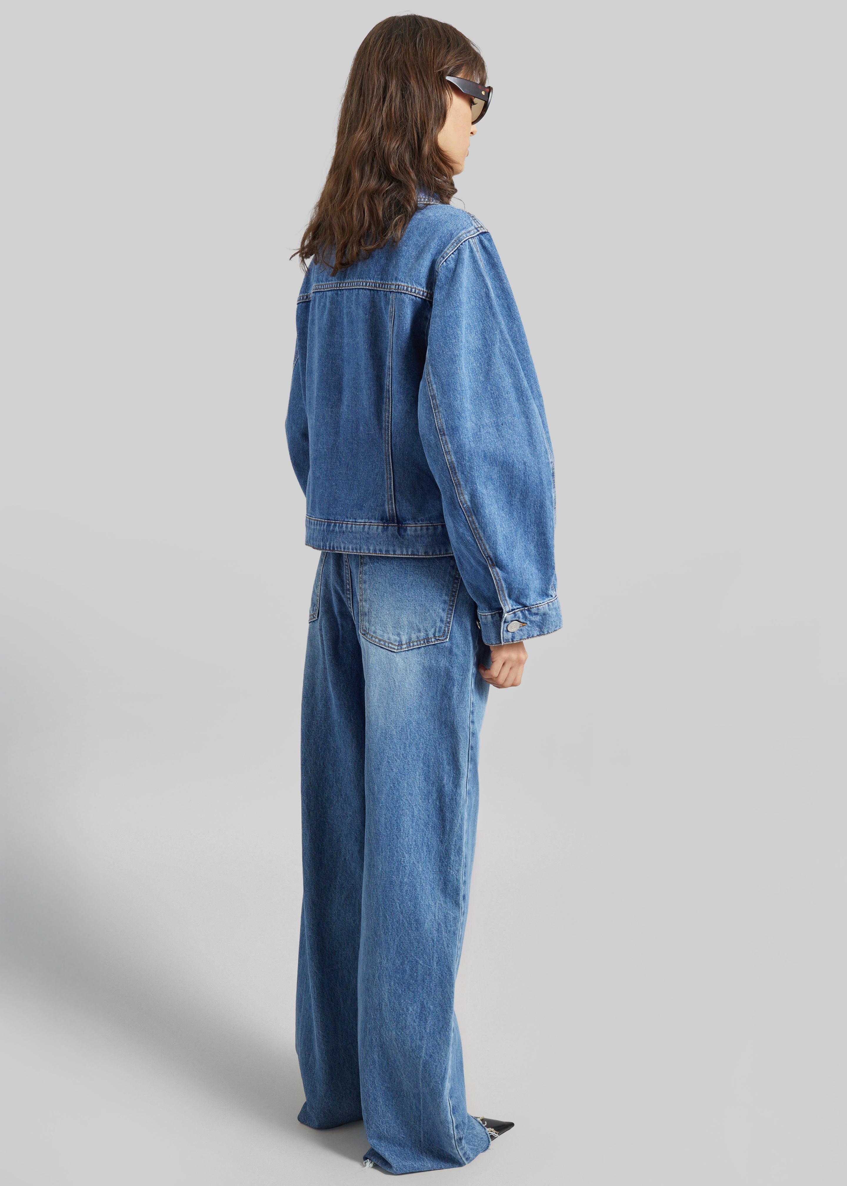 By Malene Birger Villies Jacket - Mid Denim Blue - 6