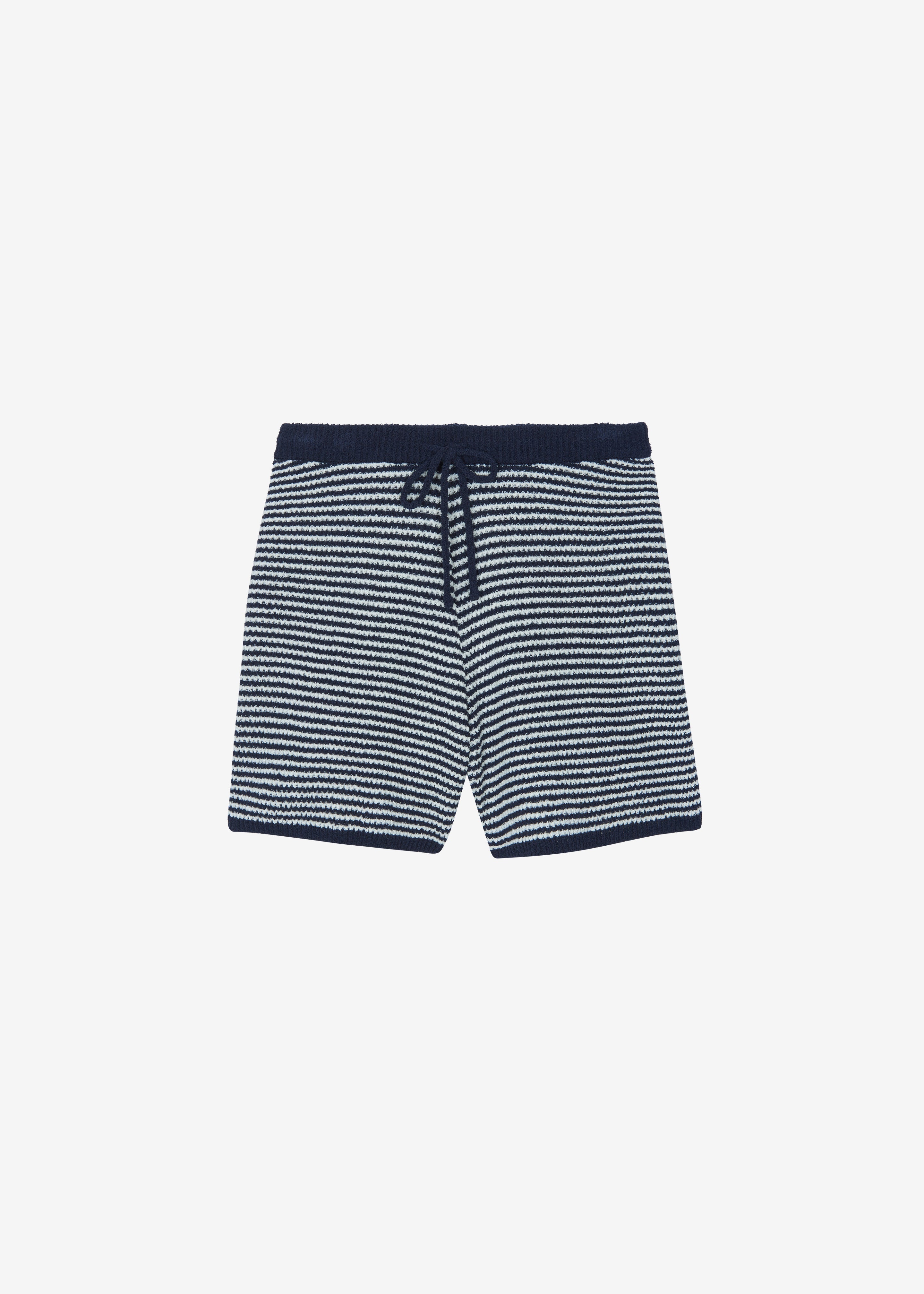Bynea Knit Shorts - Navy/White Stripe - 8