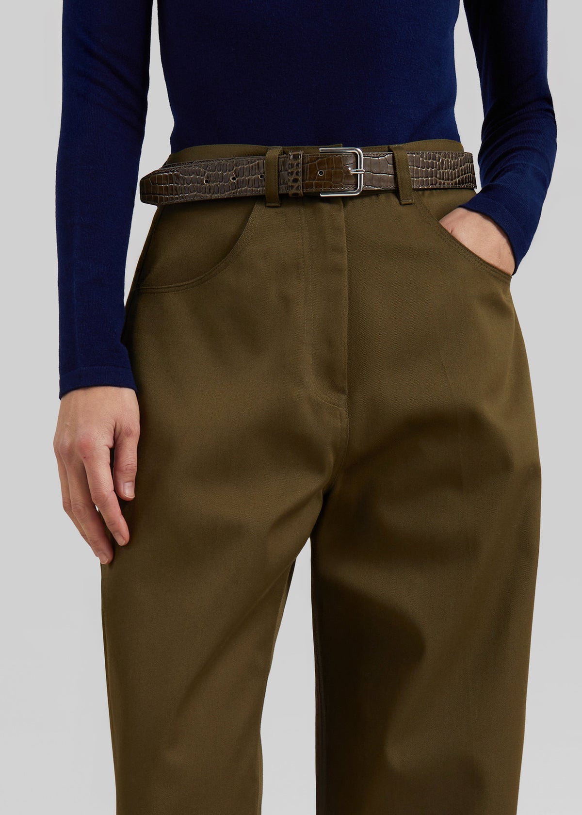 Calcaterra 5 Pockets Trousers - Olive