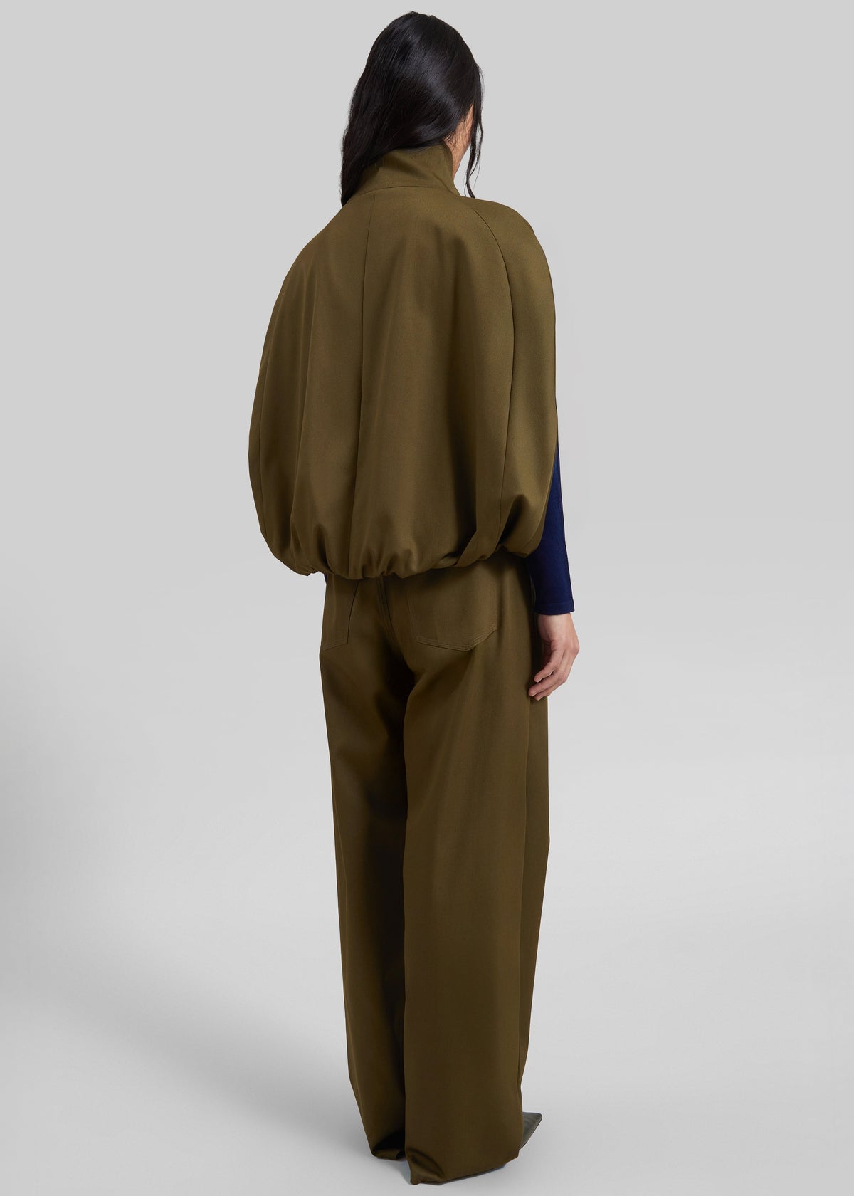Calcaterra Cocoon Cape - Olive