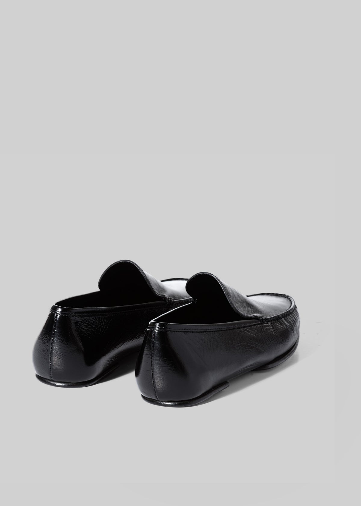 Calcaterra Leather Mocassino Isole - Shiny Black