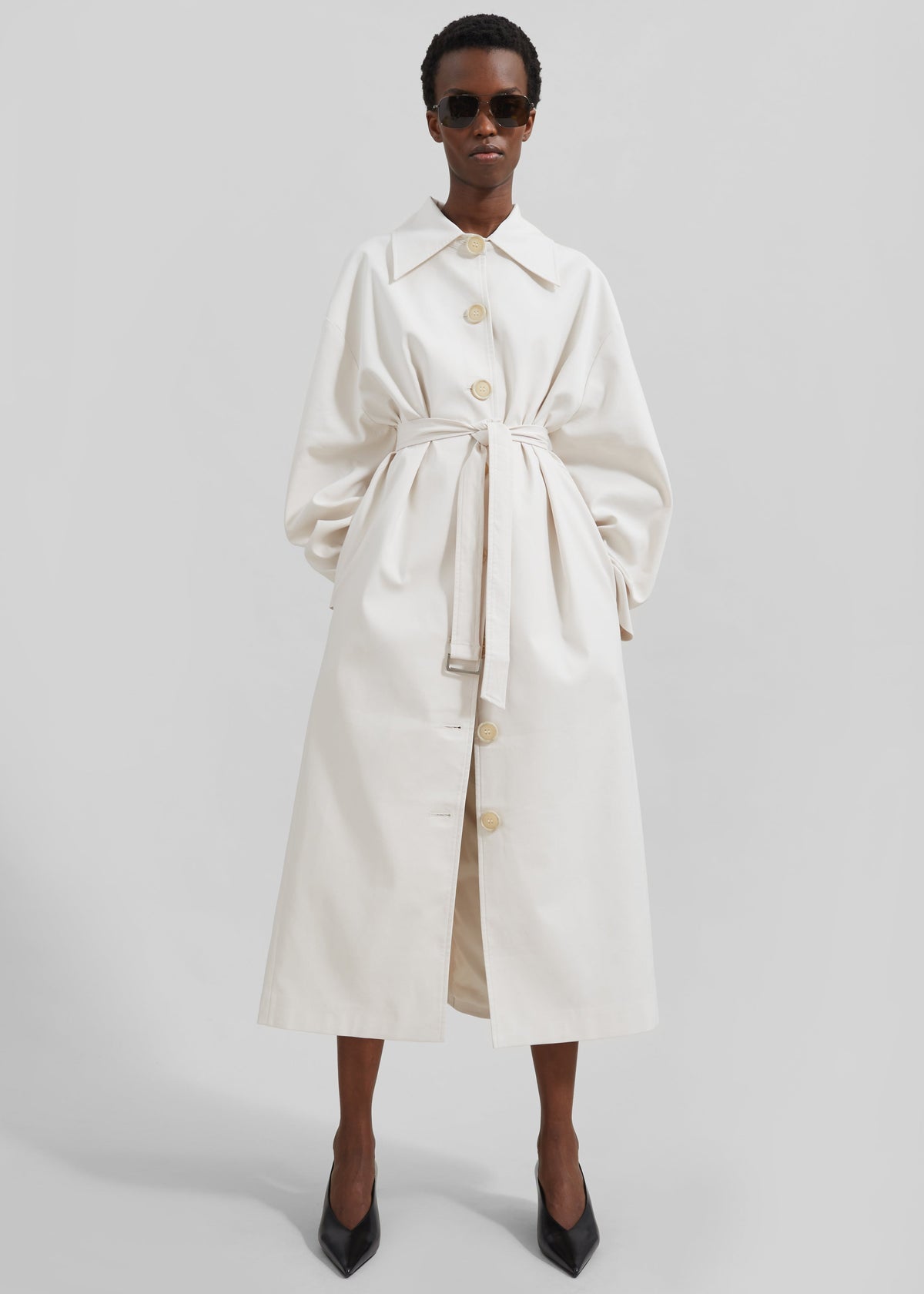 Callyn Trench Coat - Light Beige - 3