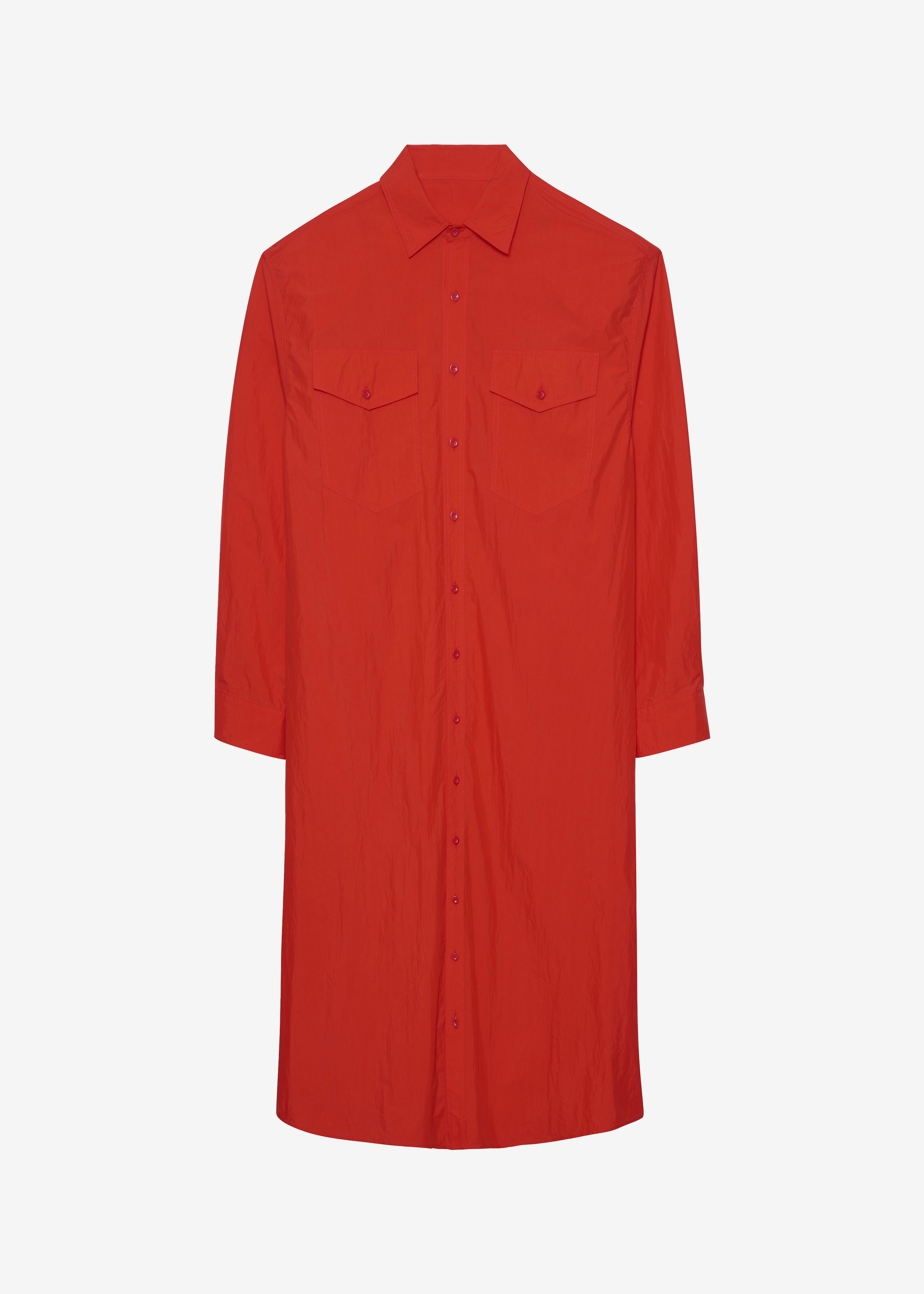 Calren Shirt Dress - Red - 8