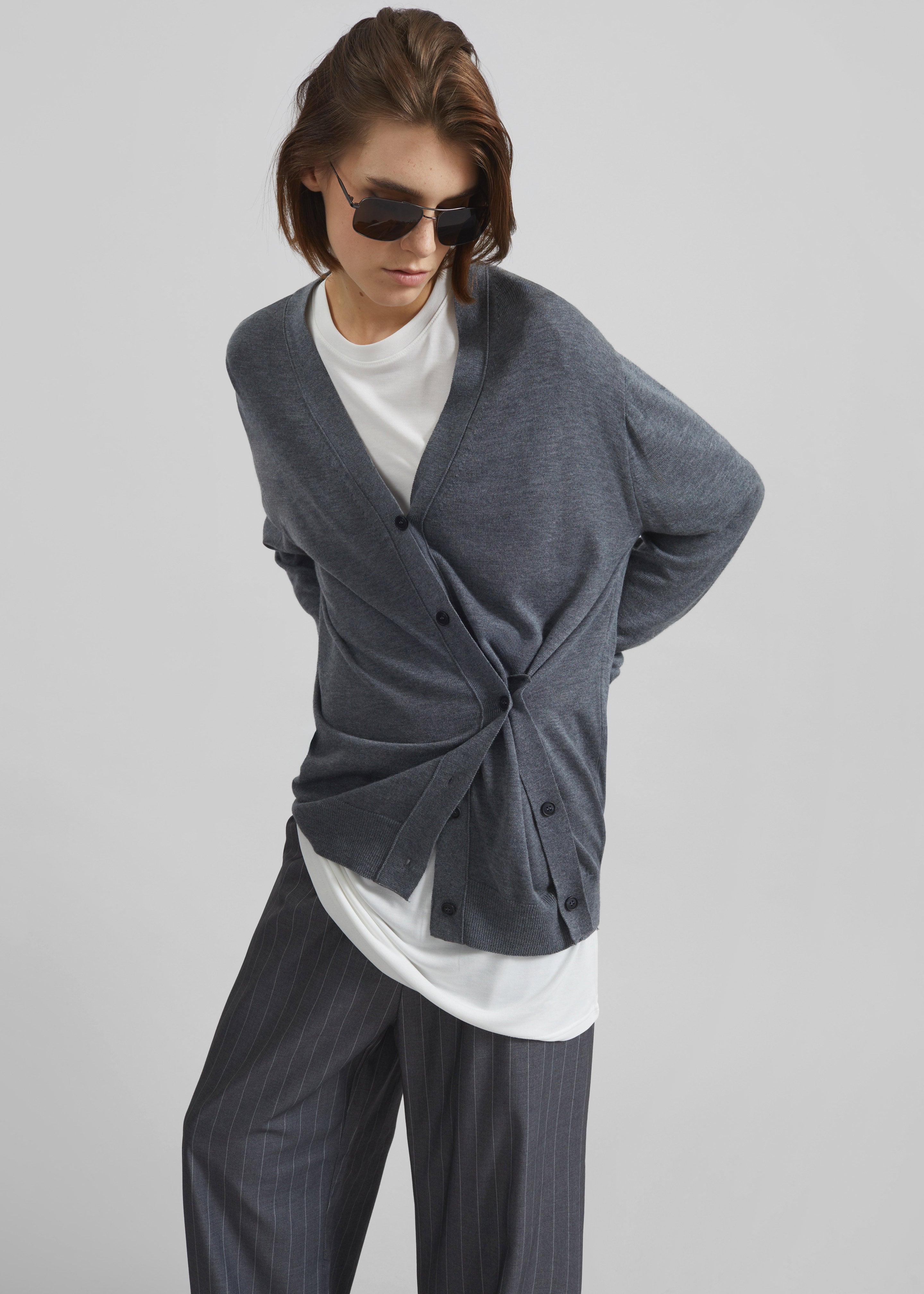 CalvaneTwo-WayCardigan-Grey