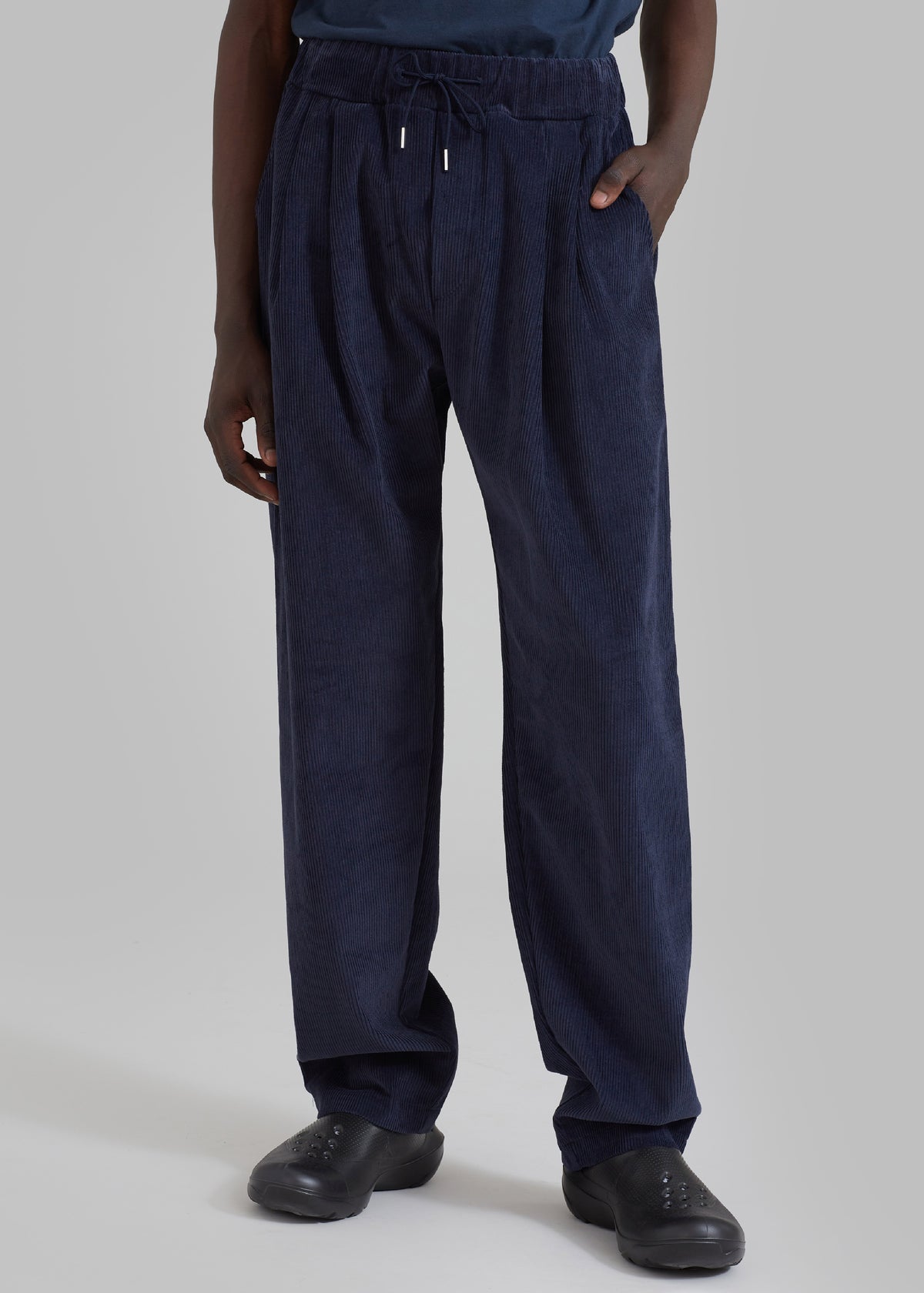 Camden Corduroy Pants - Navy - 1