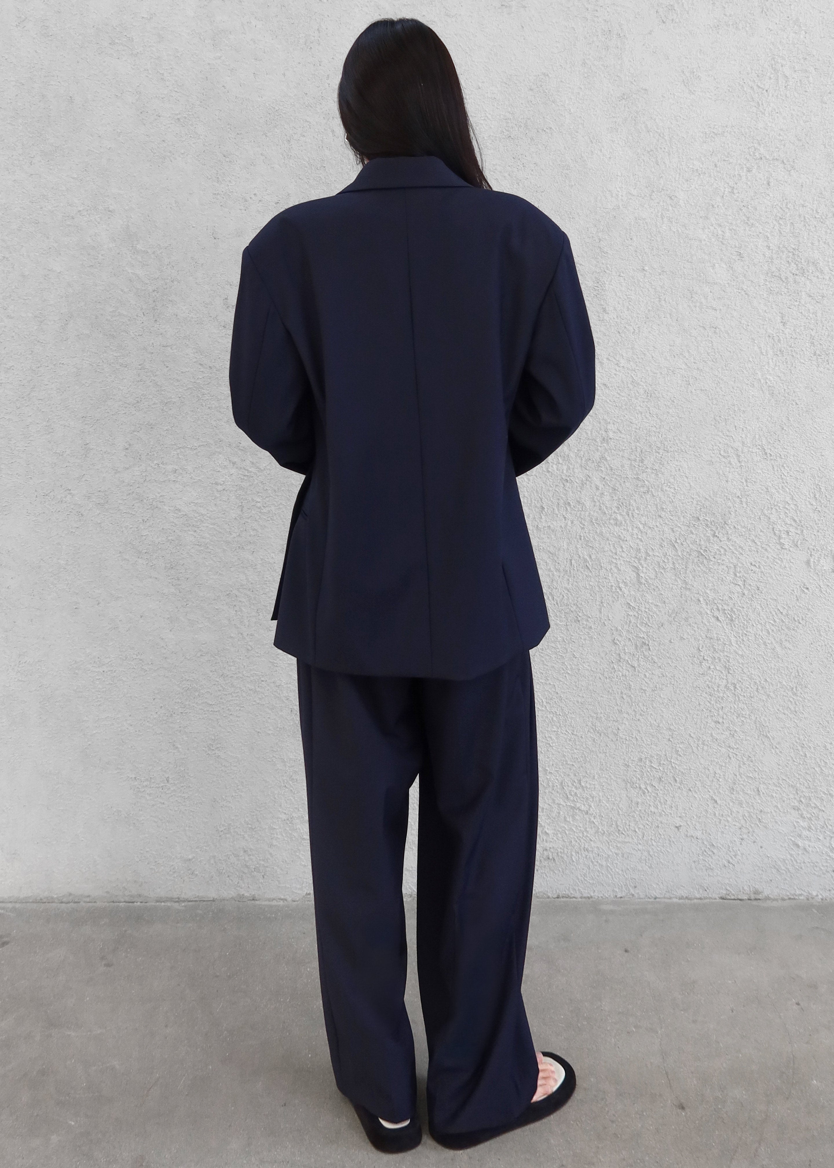 Canmore Pleated Trousers - Navy - 7